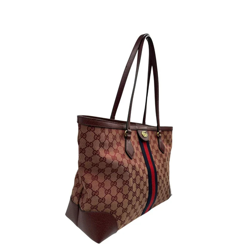 Gucci Ophidia Medium Tote Bag – Burgundy