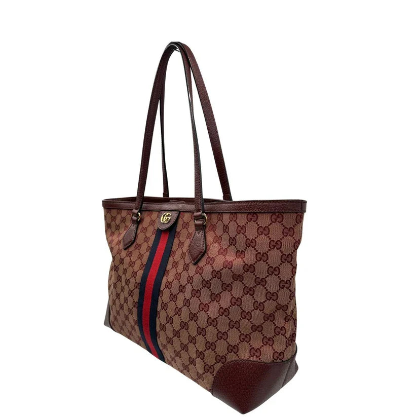 Gucci Ophidia Medium Tote Bag – Burgundy