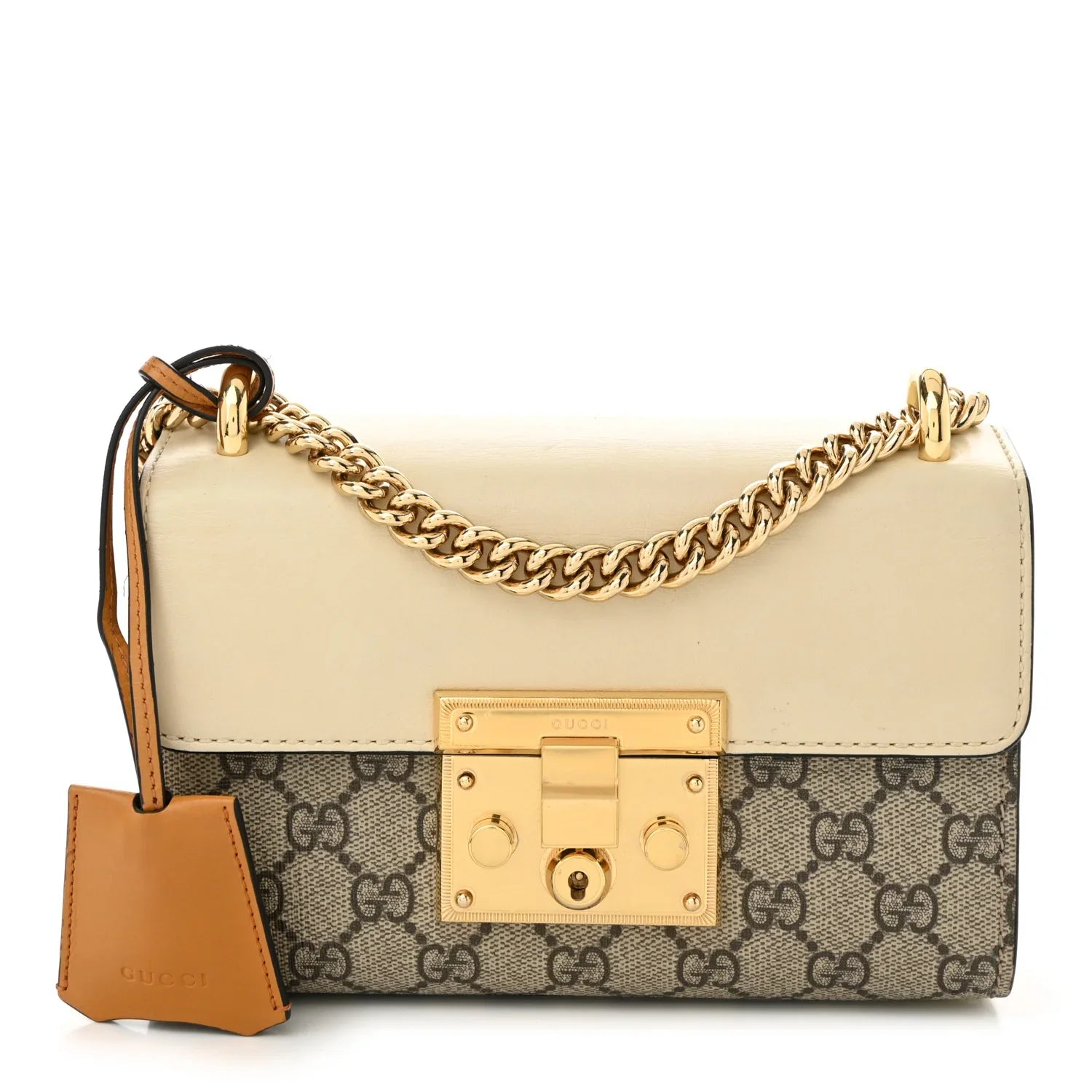 Gucci Padlock Small Shoulder Bag – Beige