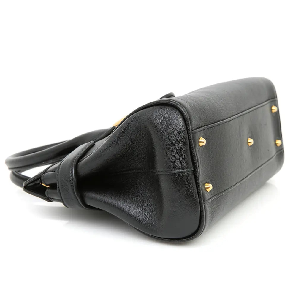 Gucci Small Top Handle with Double G Bag – Black