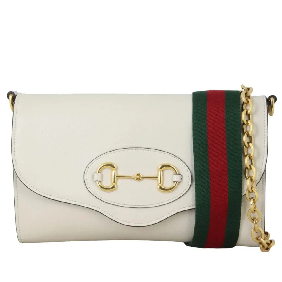 Gucci Azalea Horsebit 1955 Small Crossbody Bag – Mystic White