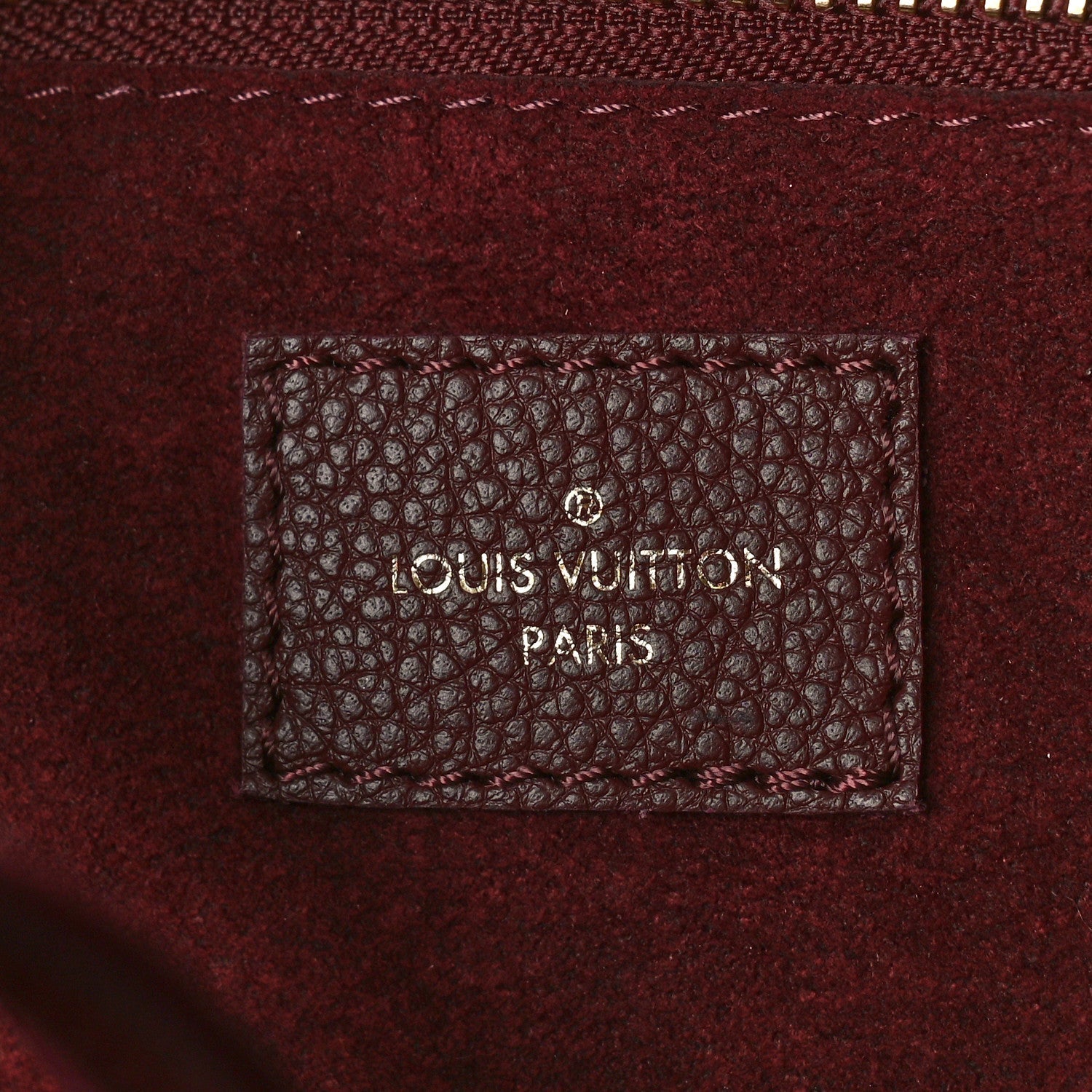 Louis Vuitton Neverfull MM Tote Bag - Wine Burgundy