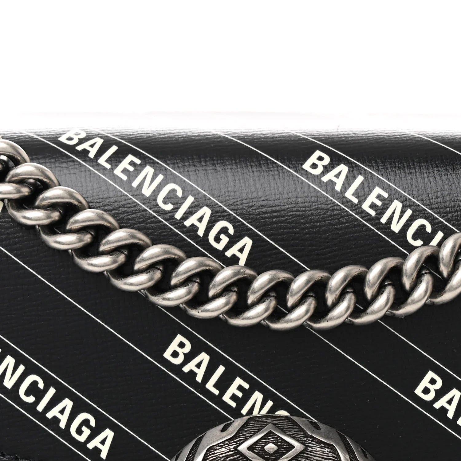 Gucci X Balenciaga Calfskin Dionysus Small Shoulder Bag – Black