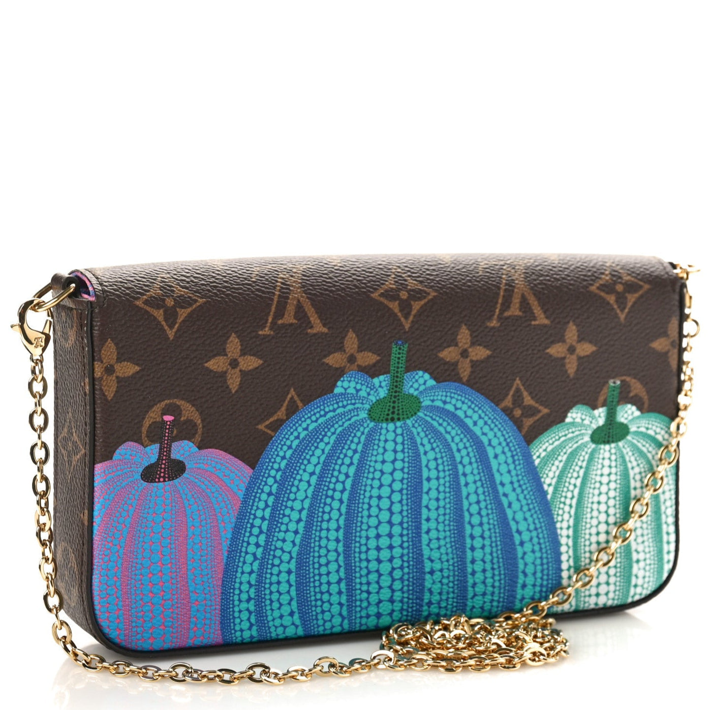 Louis Vuitton x Yayoi Kusama Pochette Accessoires Shoulder Bag - Brown