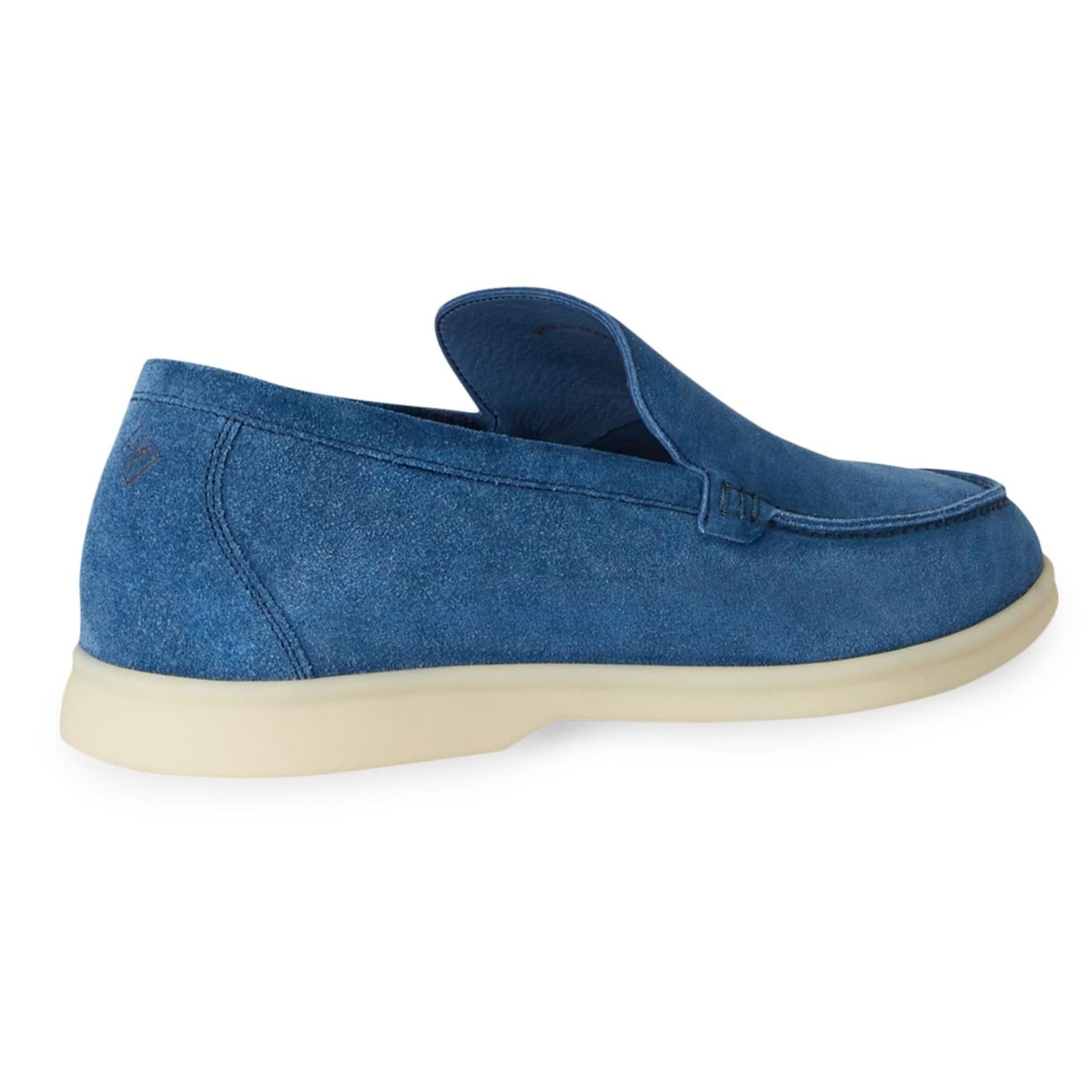 Loro Piana Summer Walk Suede Loafers - Cobalt Ink