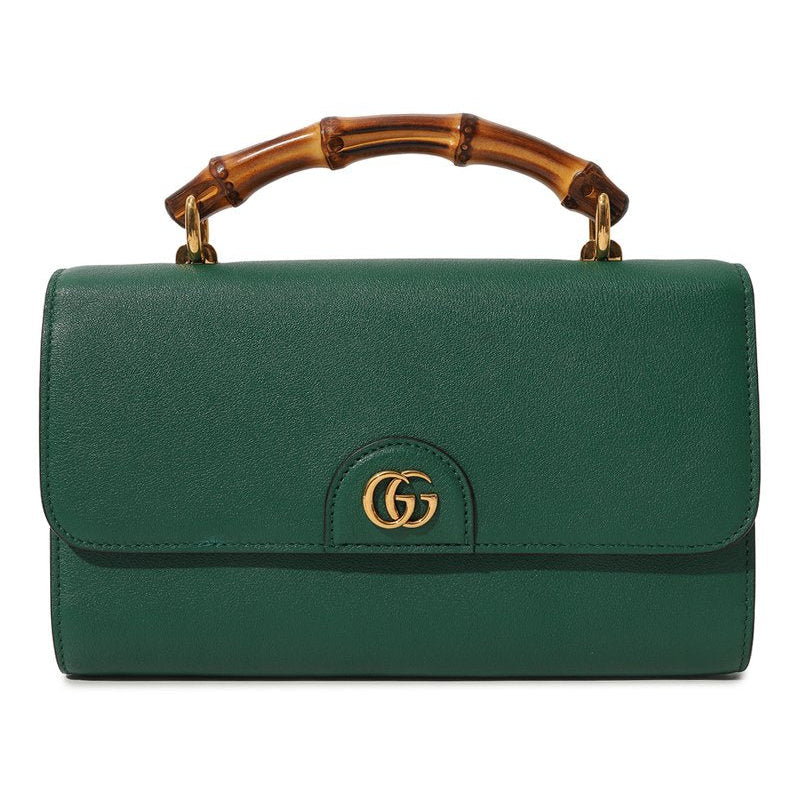 Gucci Diana Mini Top Handle Crossbody Bag – Green
