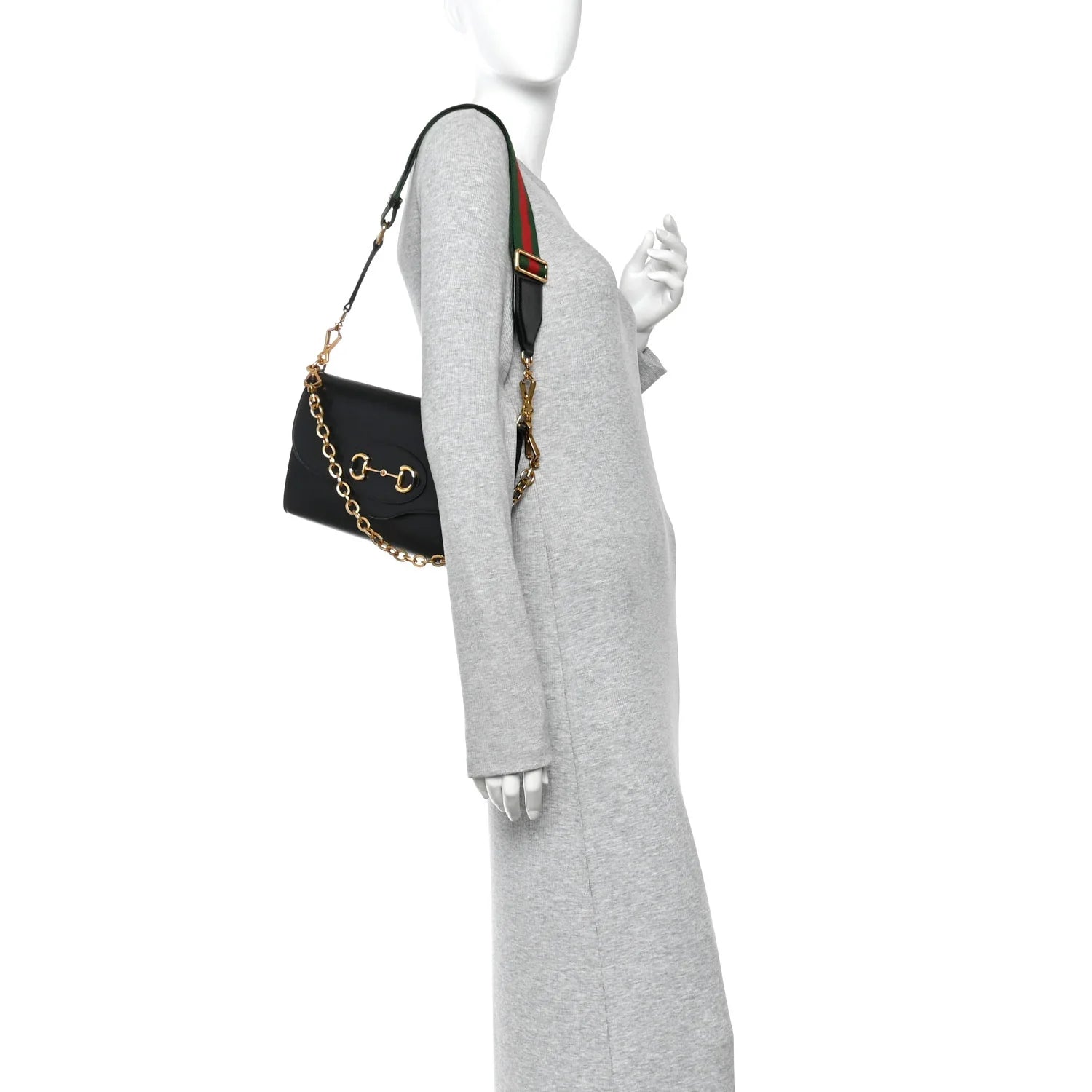 Gucci Azalea Horsebit 1955 Small Crossbody Bag – Black