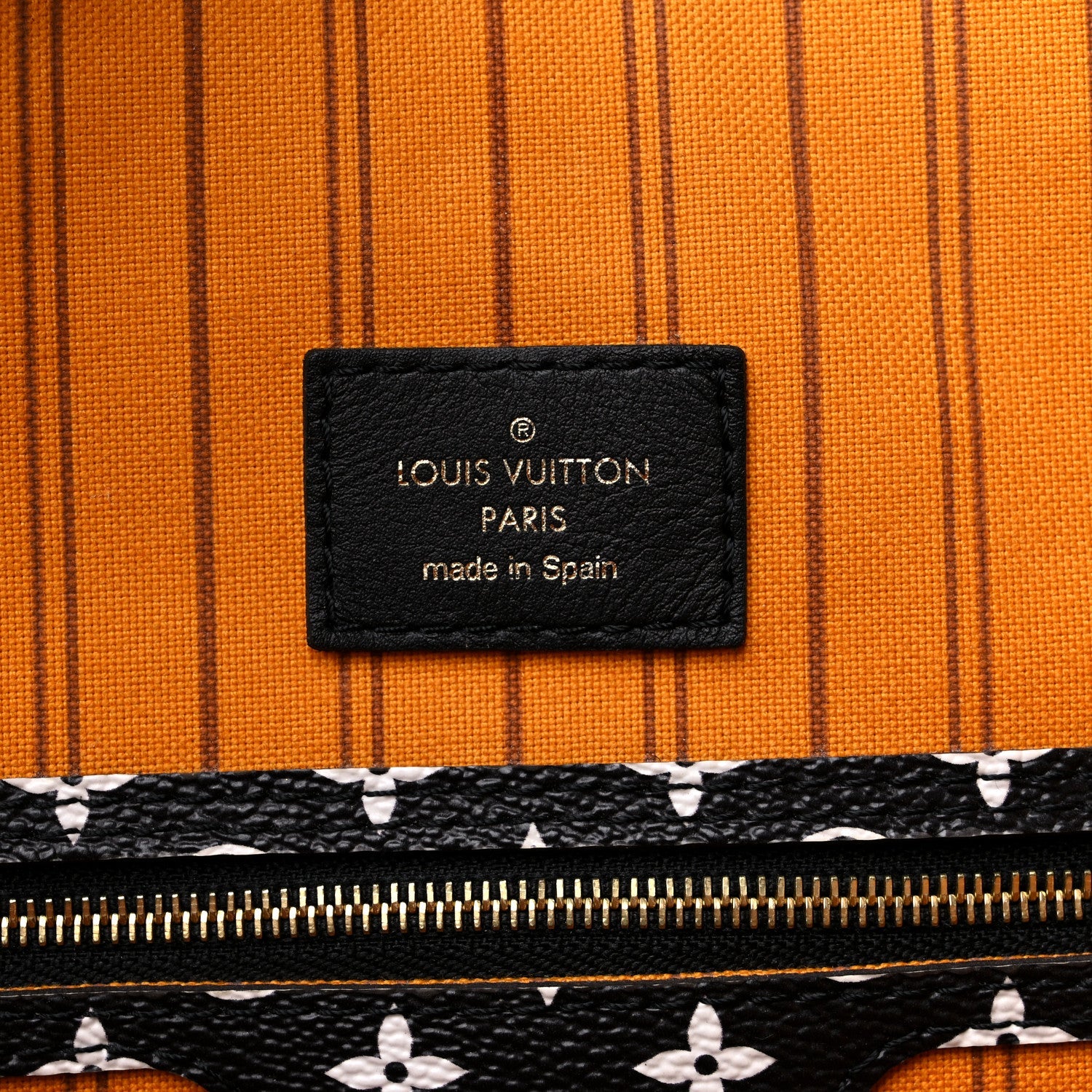 Louis Vuitton Giant Jungle Neverfull MM Tote Bag - Black and Brown