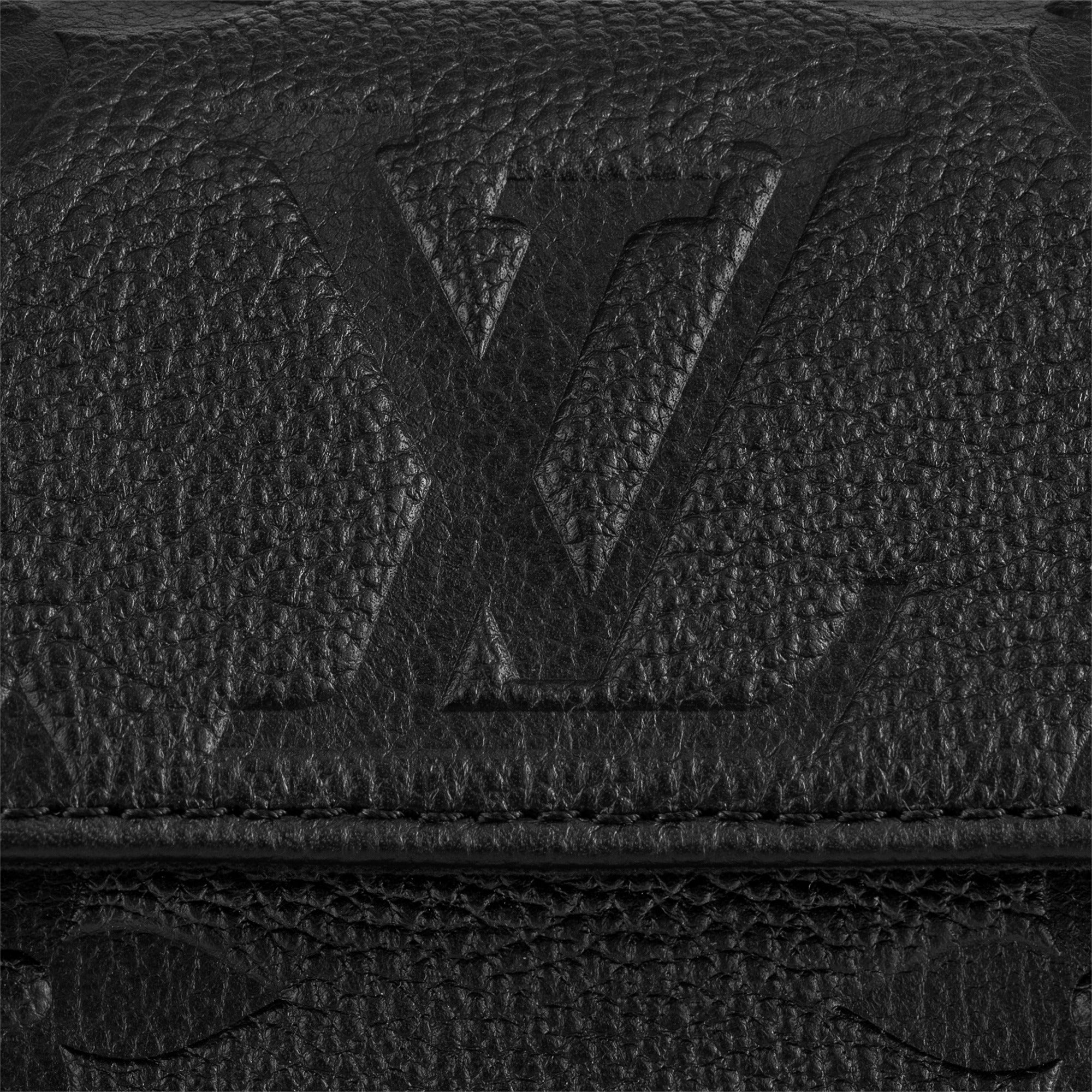 Louis Vuitton Wallet On Chain Ivy Clutch - Black