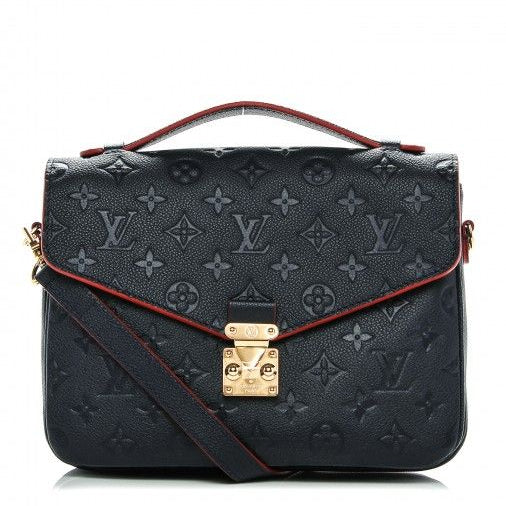Louis Vuitton Monogram Empreinte Pochette Metis Handbag - Rouge Marine
