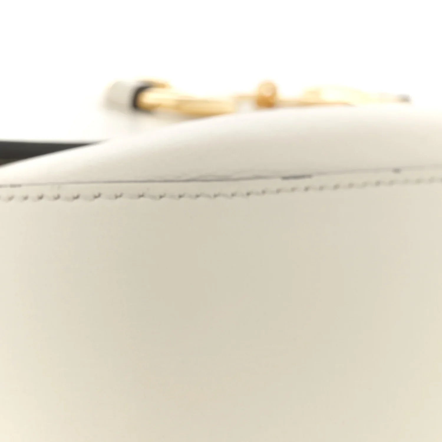 Gucci Horsebit 1955 Small Shoulder Leather Bag – Mystic White
