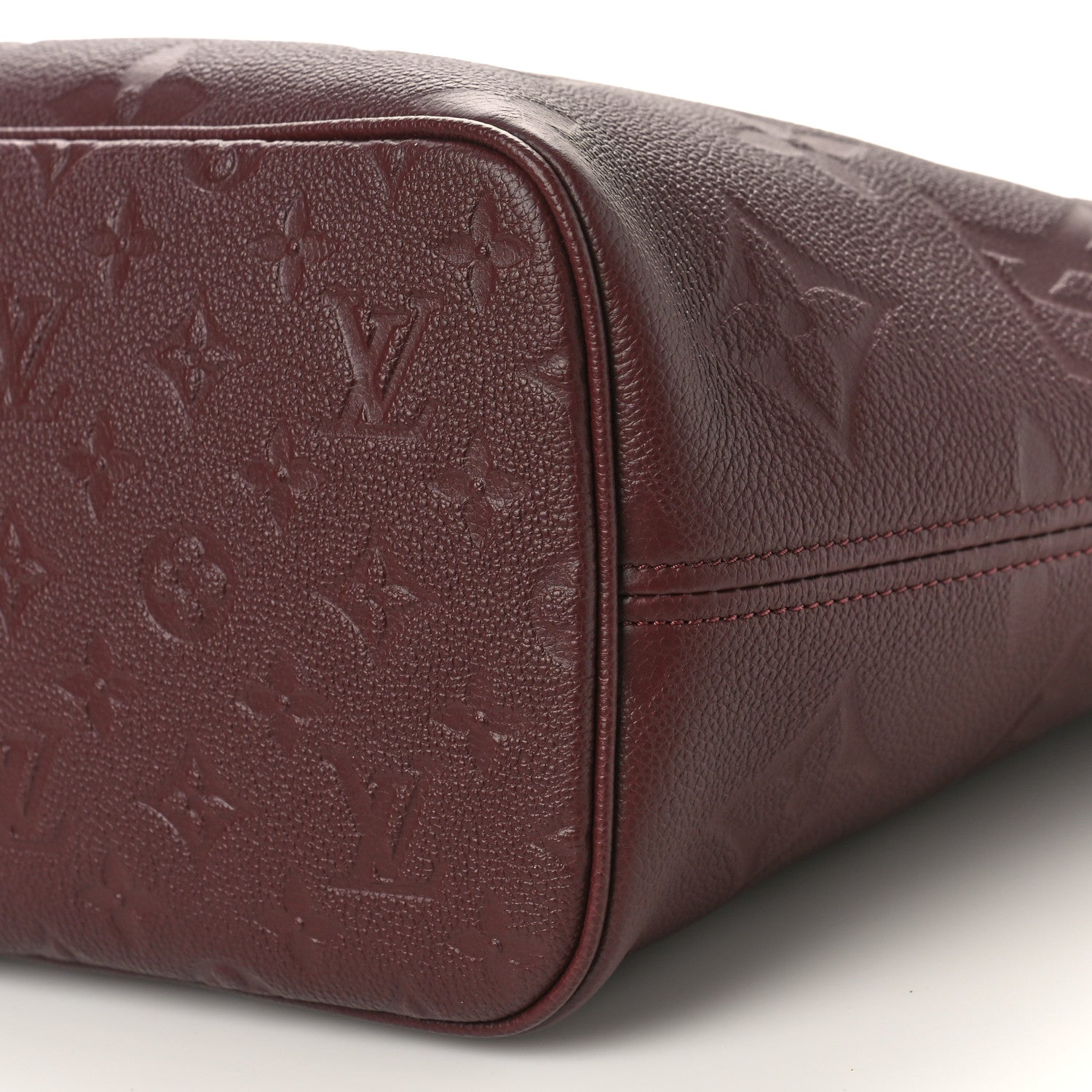 Louis Vuitton Neverfull MM Tote Bag - Wine Burgundy