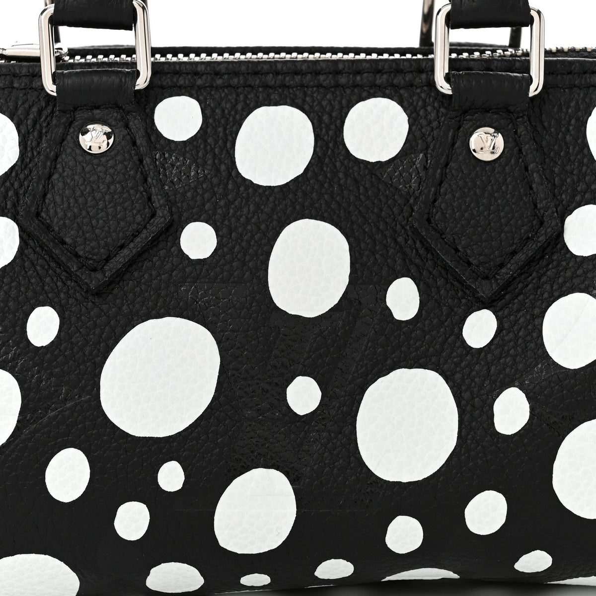 Louis Vuitton x Yayoi Kusama Nano Speedy Bandouliere Handbag - Black