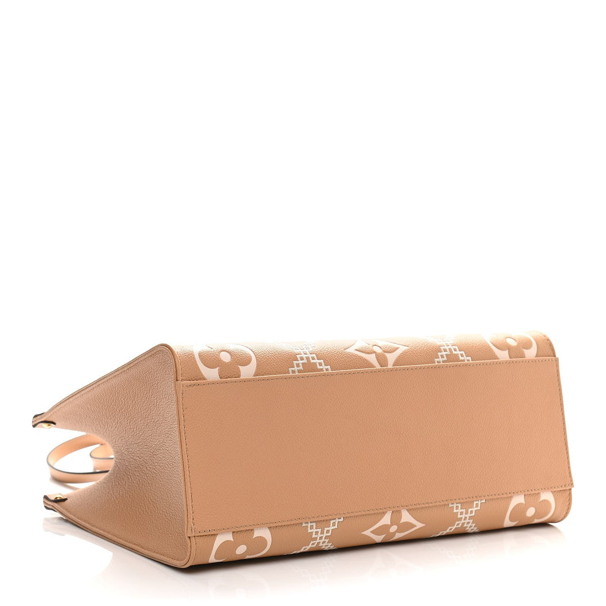 Louis Vuitton Empreinte Monogram Giant Broderies OnTheGo MM Tote Bag - Light Brown
