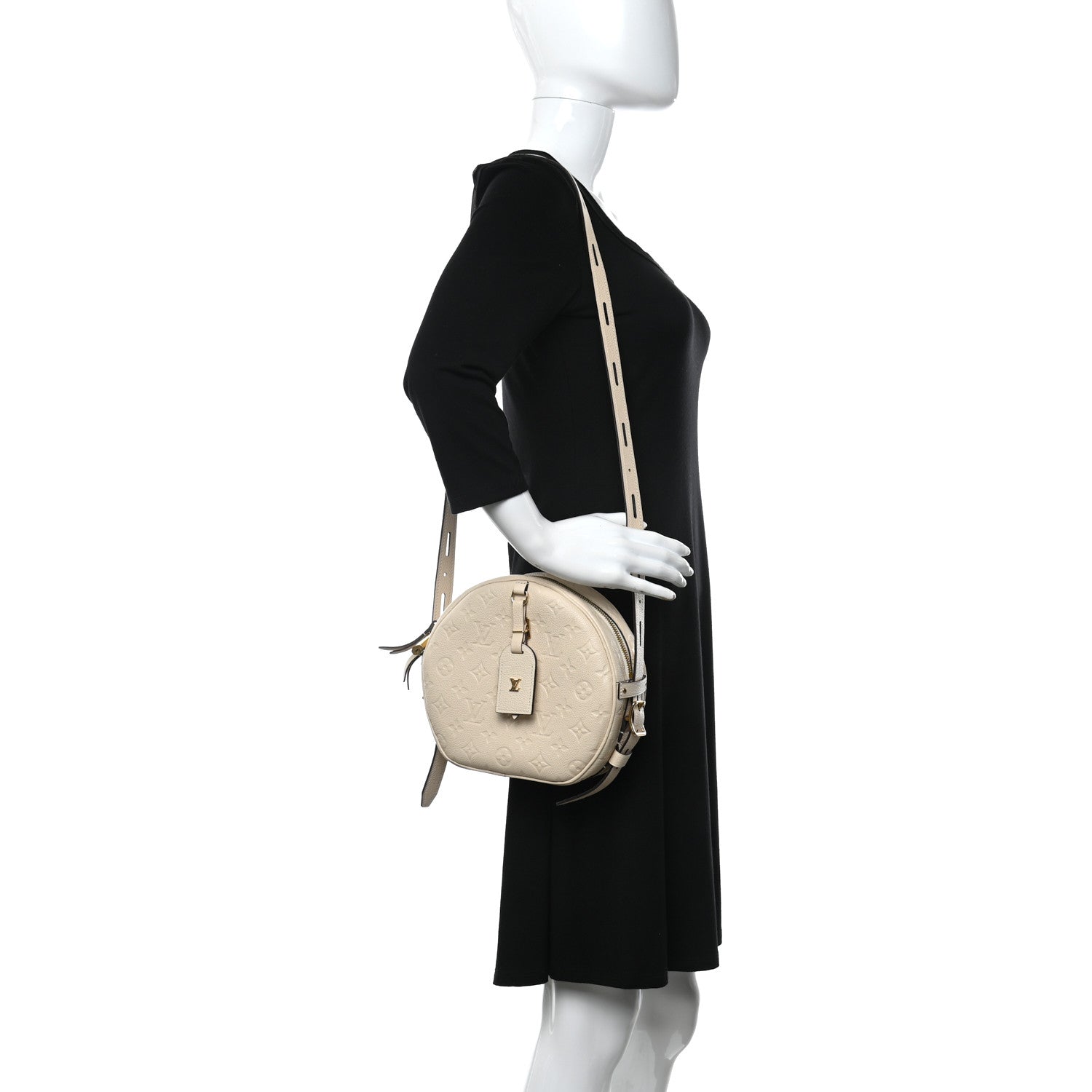 Louis Vuitton Empreinte Petite Boite Chapeau Shoulder Bag - Creme