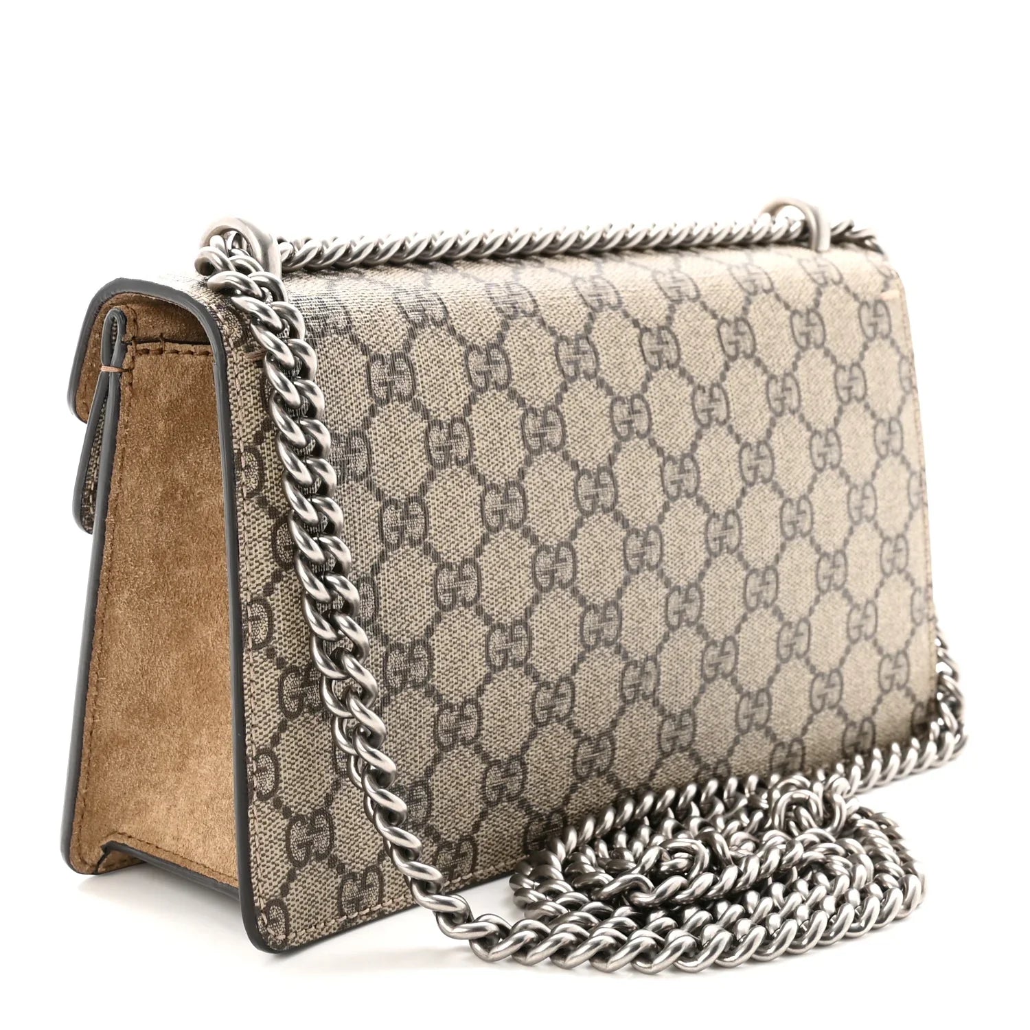 Gucci GG Supreme Dionysus Medium Shoulder Bag – Beige