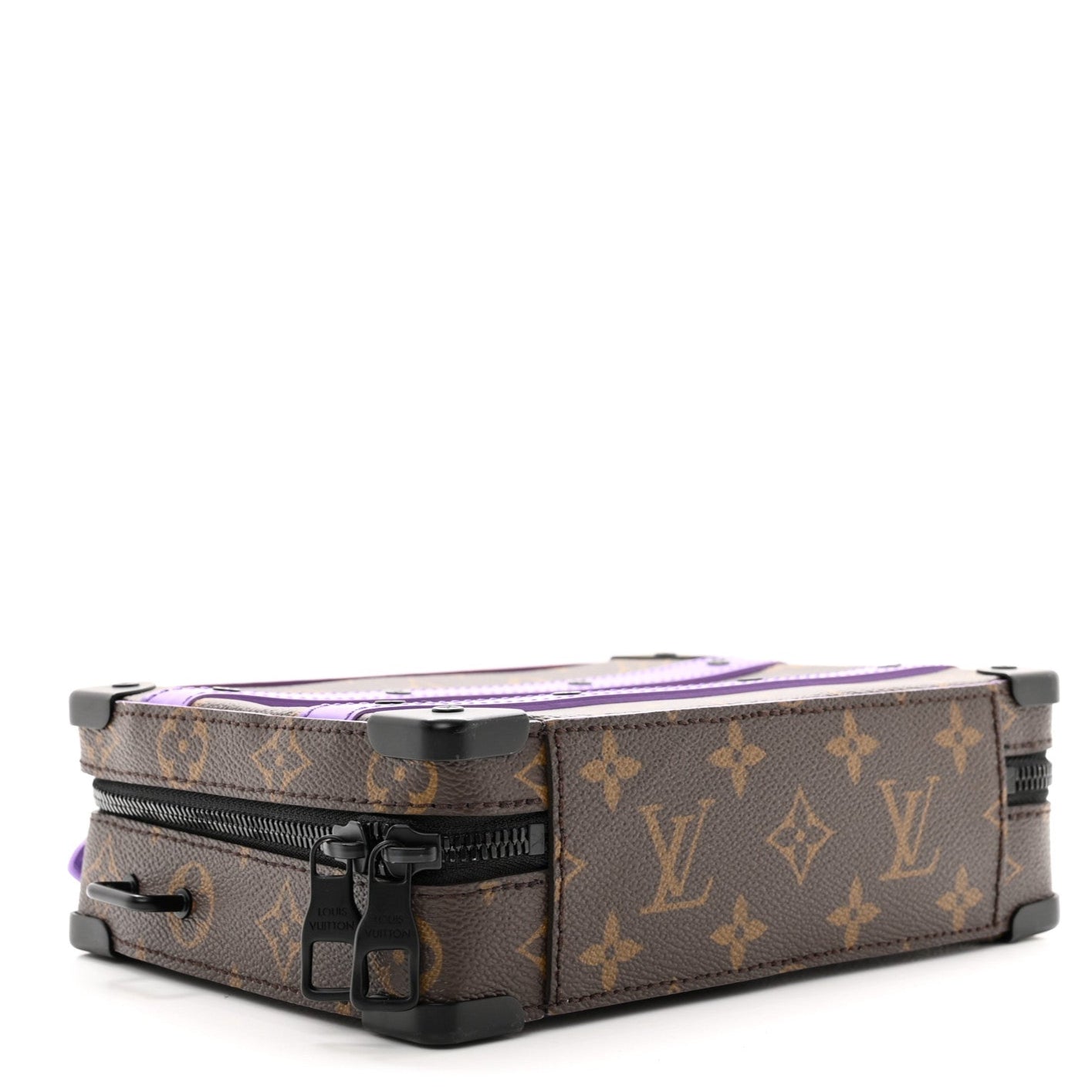 Louis Vuitton Monogram Macassar Handle Soft Trunk - Purple