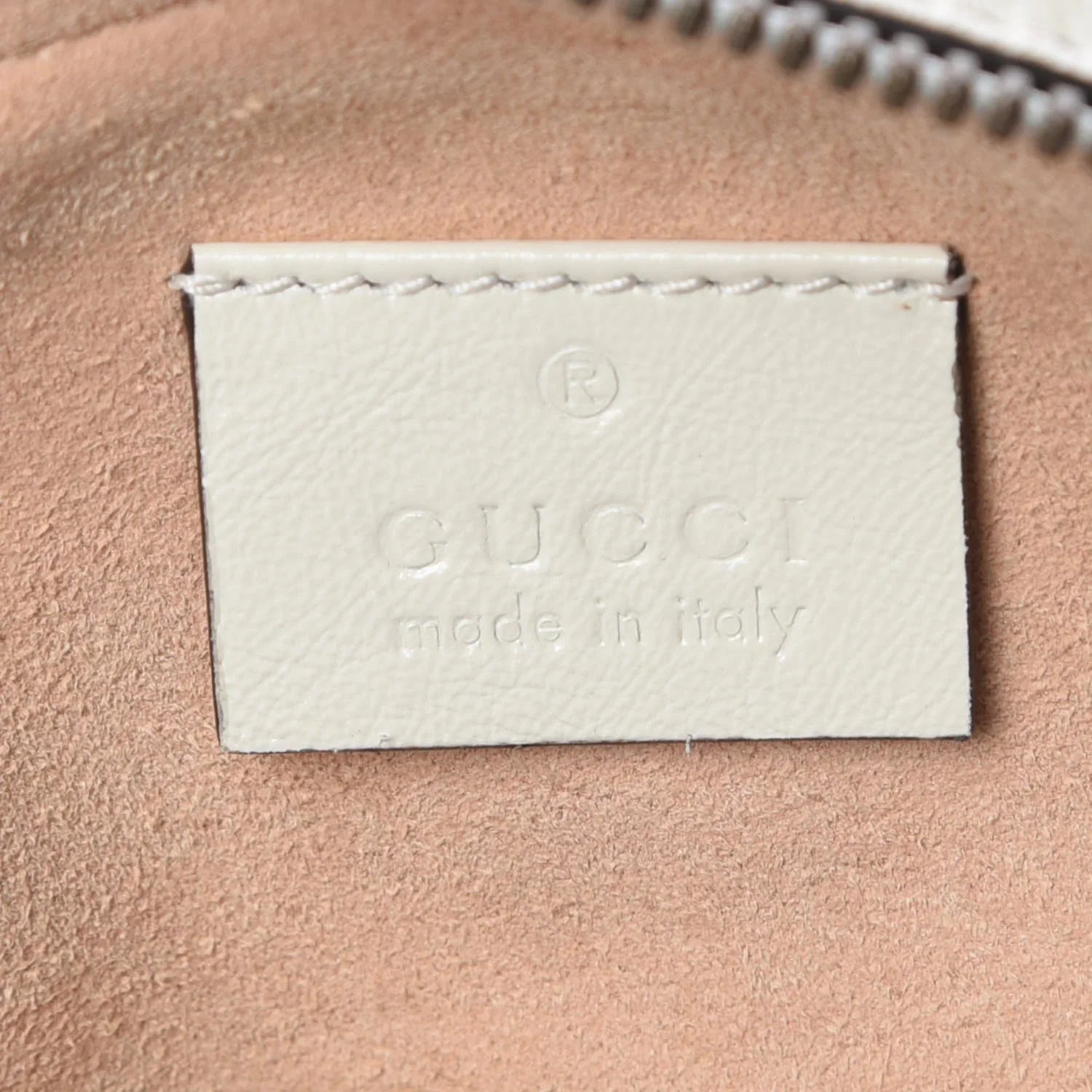 Gucci Azalea Marmont Round Mini Shoulder Bag – White