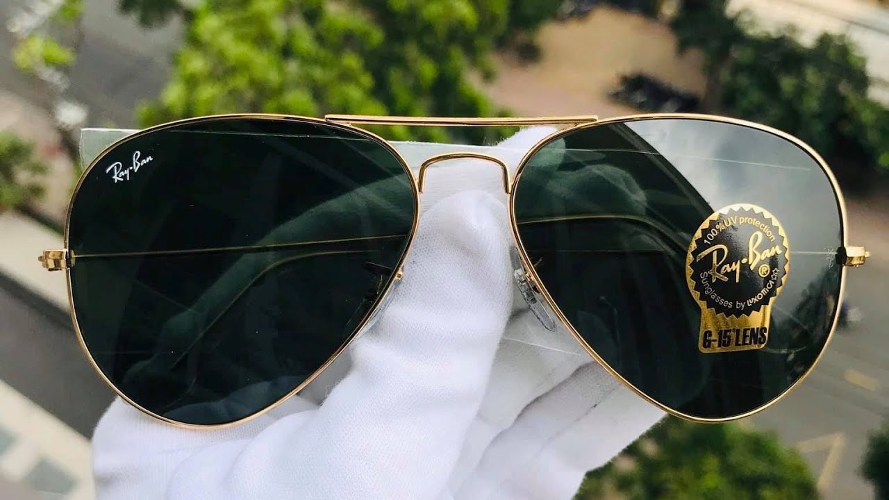 Ray Ban Aviator Classic RB3025 L0205 Gold Frame Sunglasses