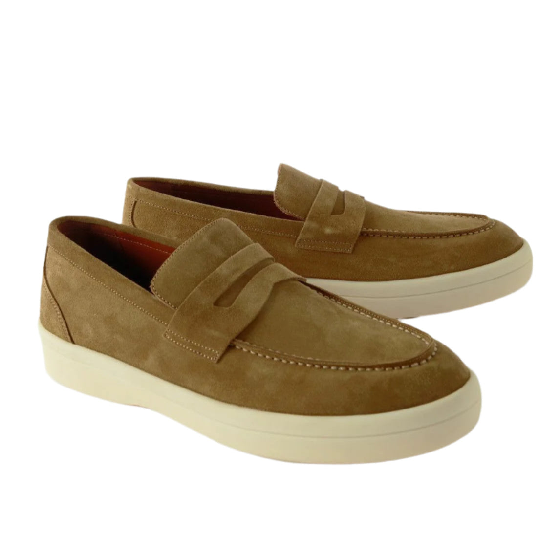 Loro Piana Ultimate Walk Suede Penny Loafers - Brown (205)