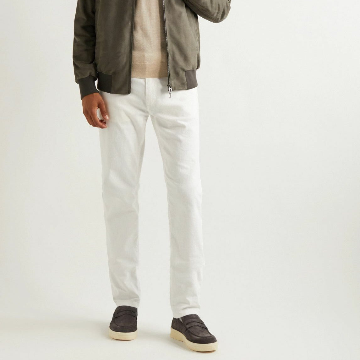 Loro Piana Summer Walk Suede Penny Loafers - Brown (208)