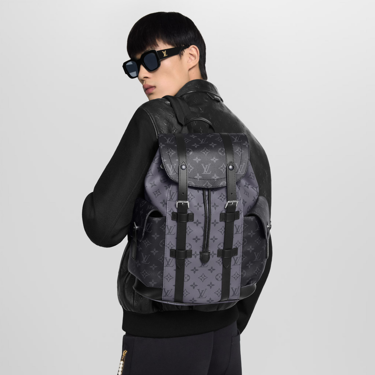 Louis Vuitton Monogram Eclipse Reverse Christopher PM Backpack – Black