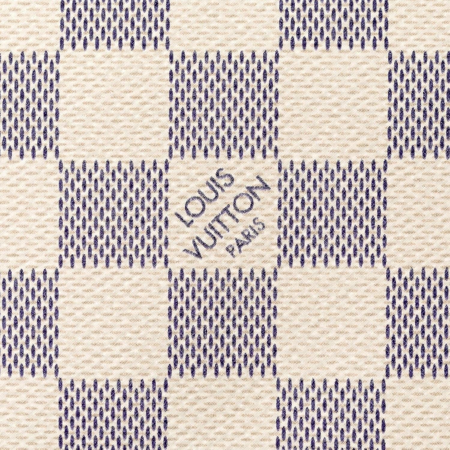 Louis Vuitton Damier Azur Mini Pochette Accessoires Chain Bag – White