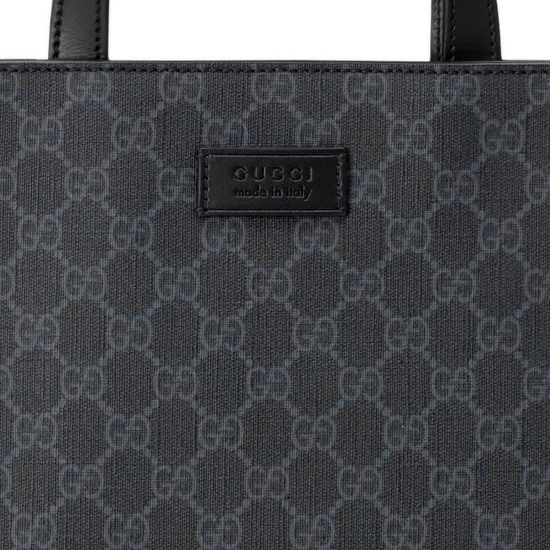 Gucci GG Supreme Canvas Tote Bag – Black