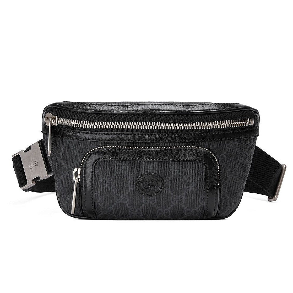 Gucci GG Supreme Interlocking G Belt Bag – Black