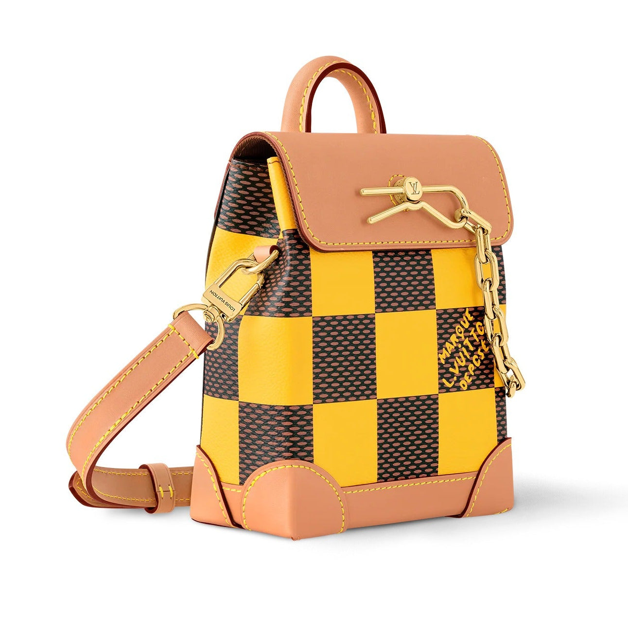 Louis Vuitton Damier Pop Nano Steamer – Yellow