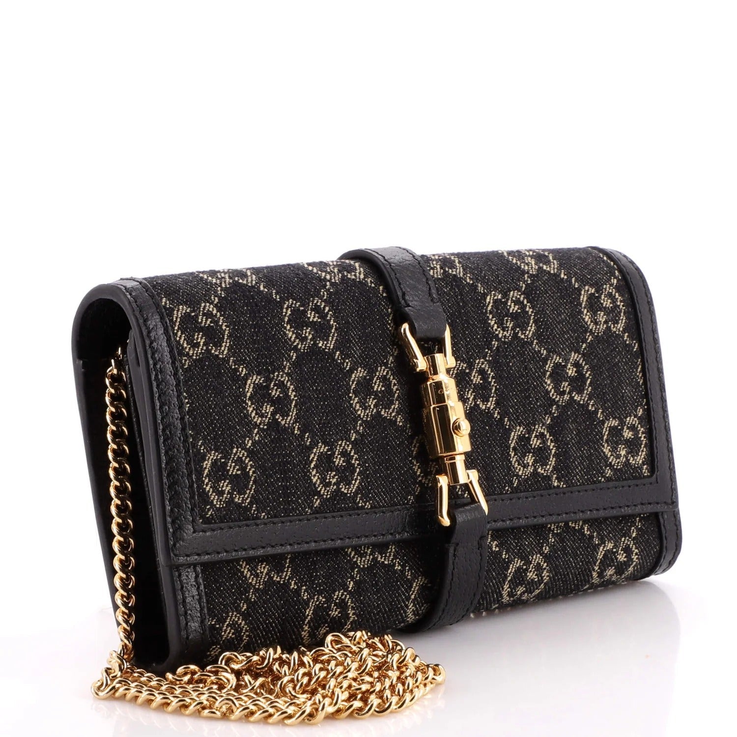 Gucci Jackie 1961 Chain Wallet – Black