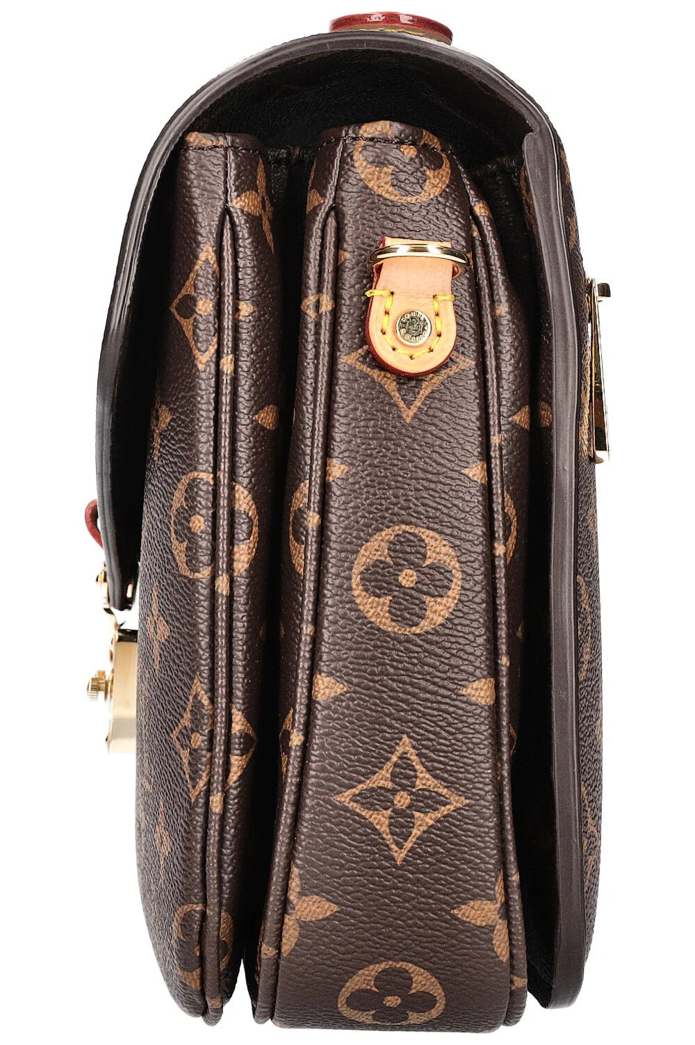 Louis Vuitton Monogram Canvas Pochette Metis Tote Bag – Brown
