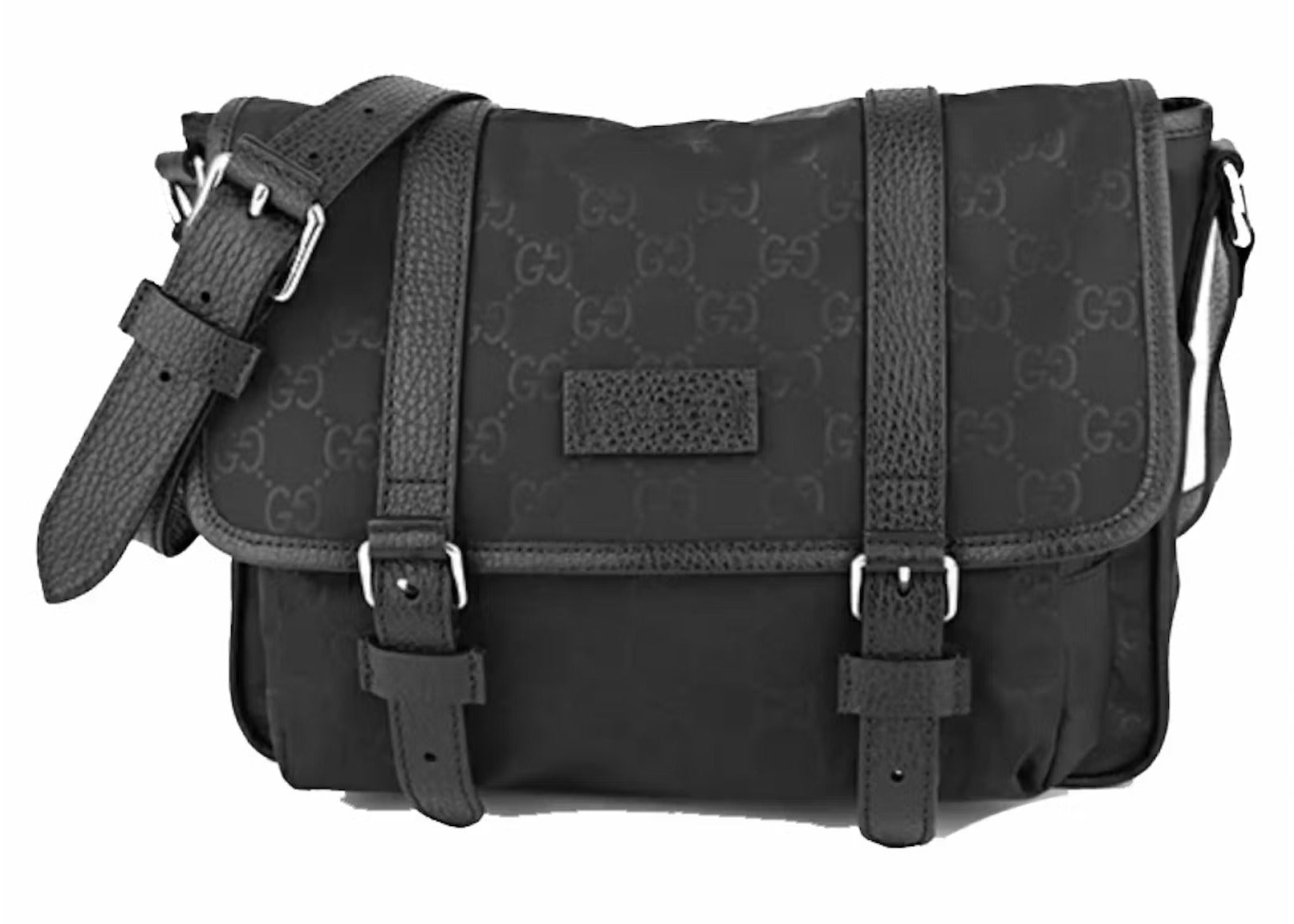 Gucci GG Guccissima Messenger Bag – Black