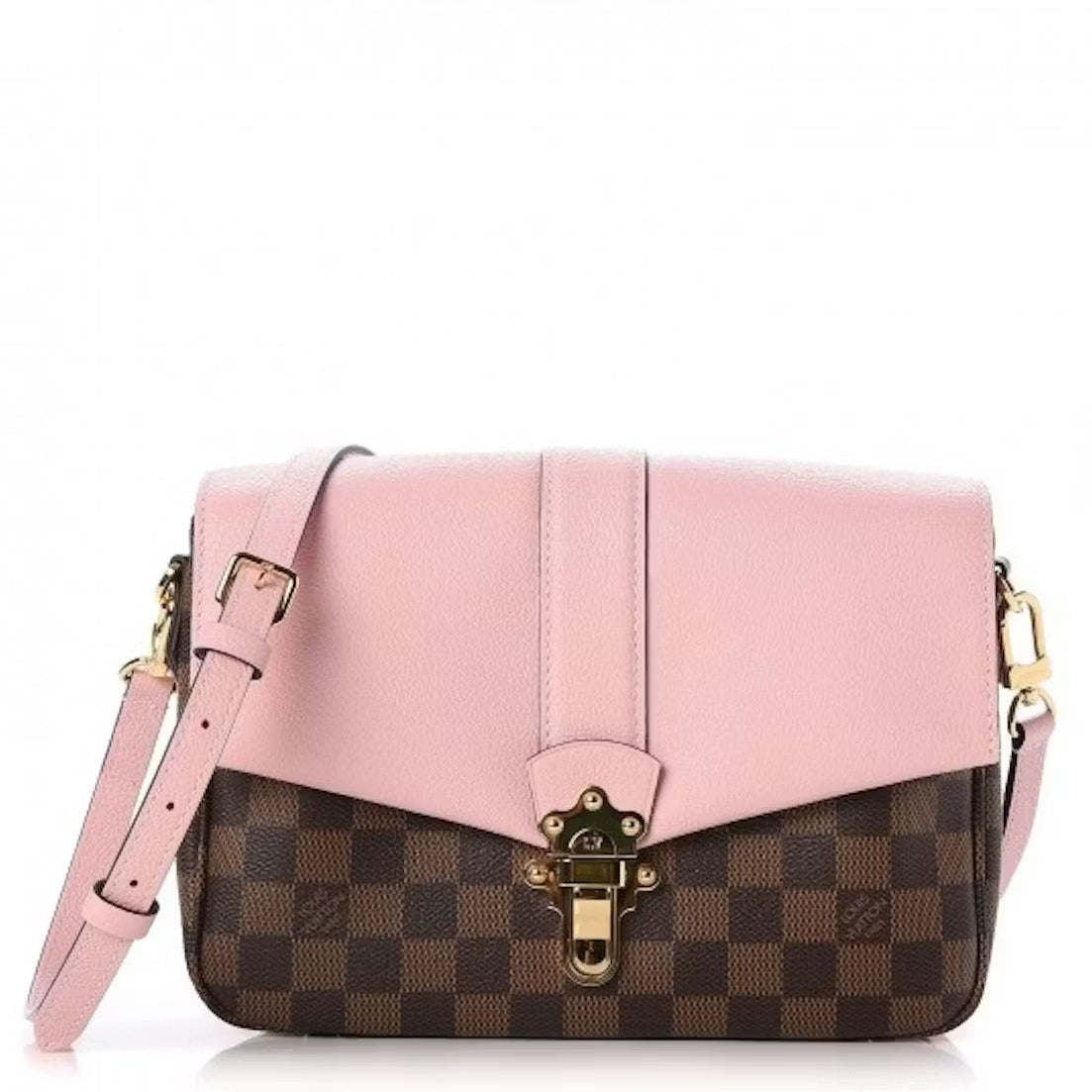 Louis Vuitton Damier Ebene Clapton Crossbody Bag - Magnolia Pink