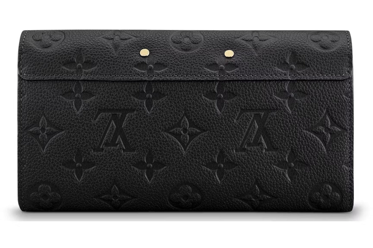 Louis Vuitton Monogram Empreinte Metis Wallet - Black