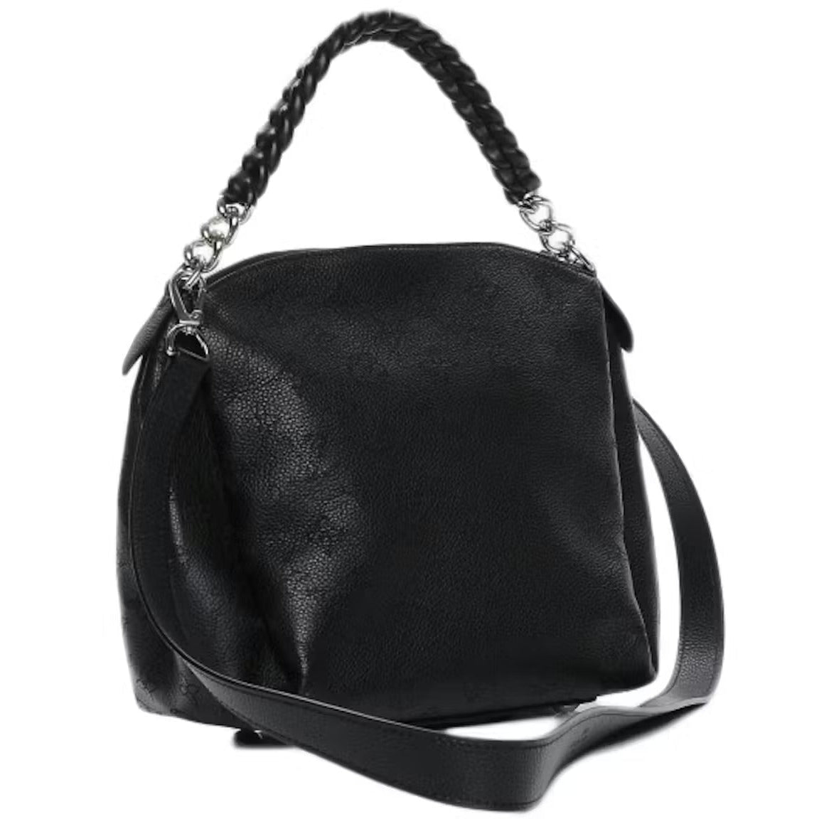 Louis Vuitton Mahina Babylone Chain BB Shoulder Bag - Black