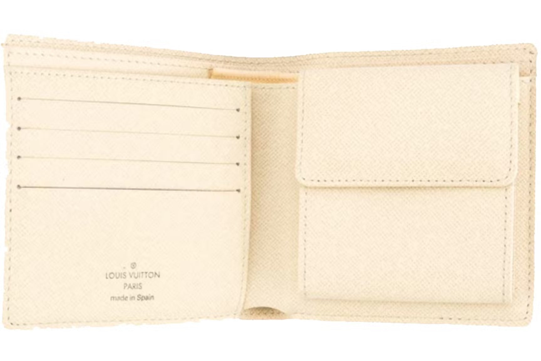 Louis Vuitton Marco Canvas Bifold Wallet - Damier Azur White