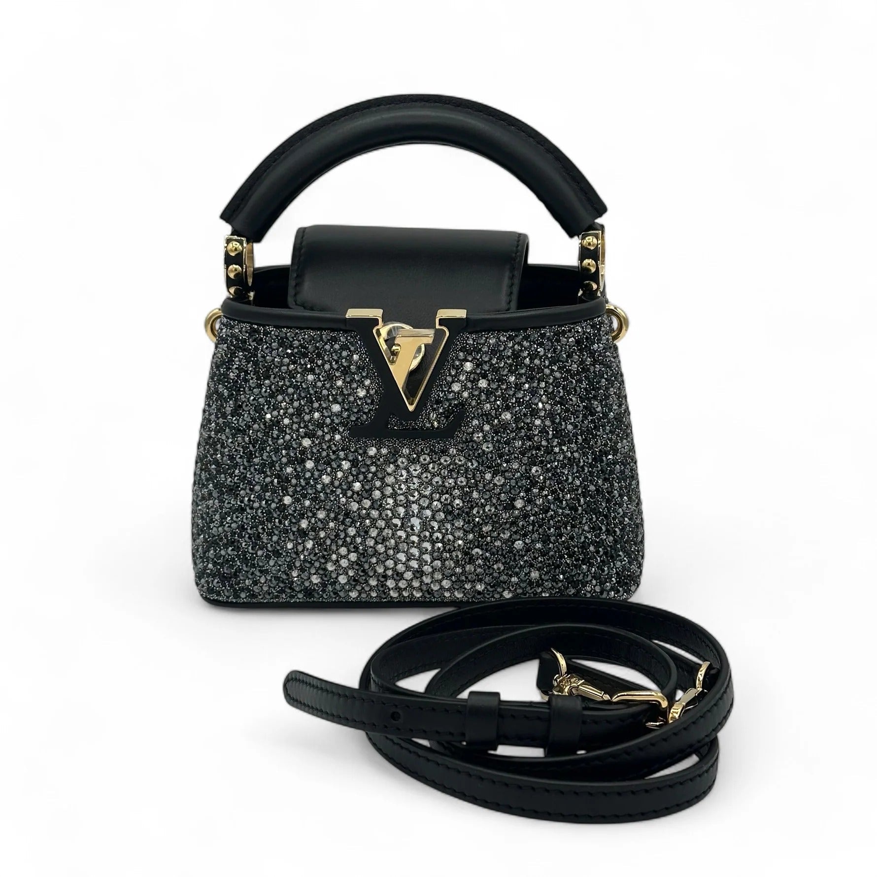 Louis Vuitton Mini Capucines Bag – Black
