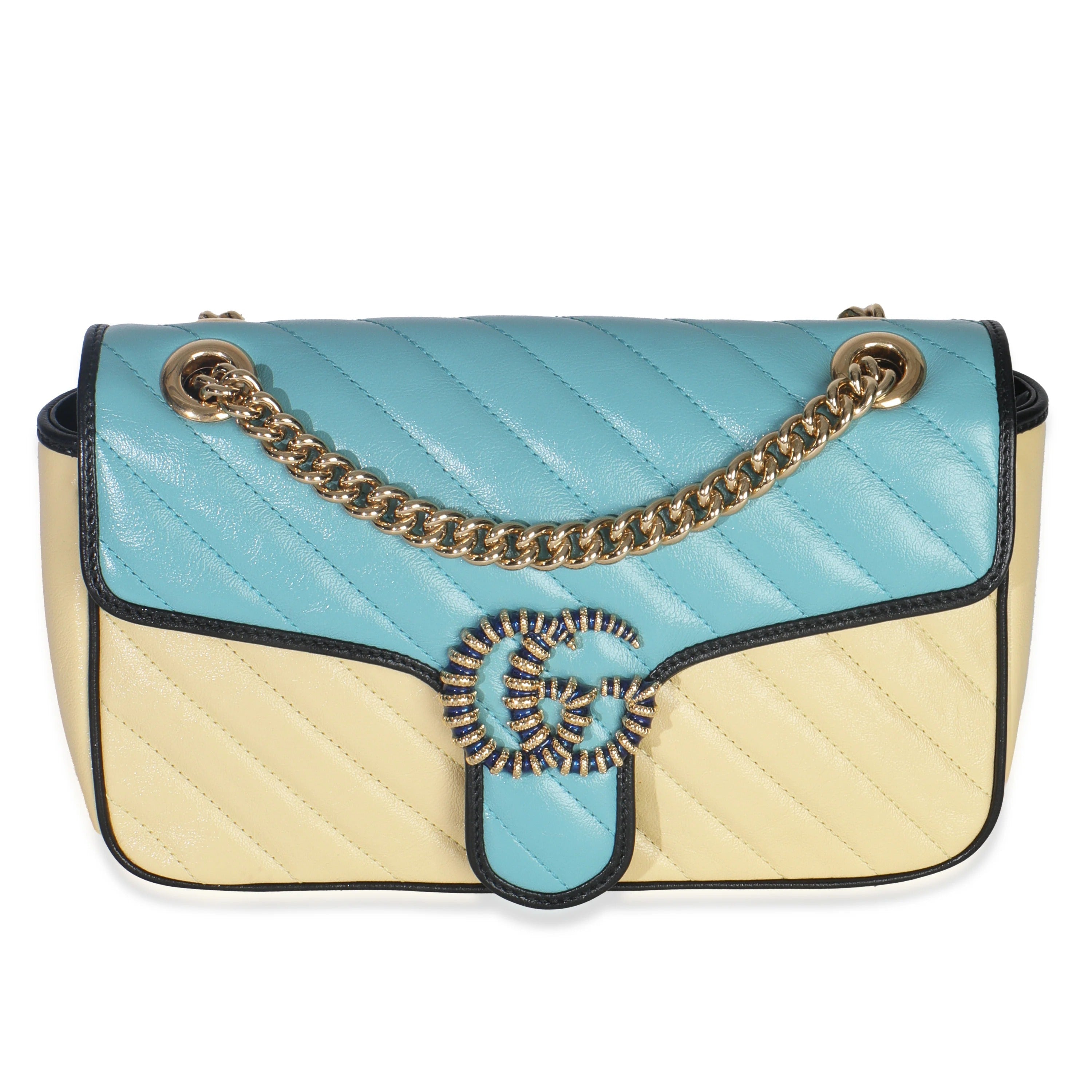 Gucci GG Marmont Small Shoulder Bag – Blue