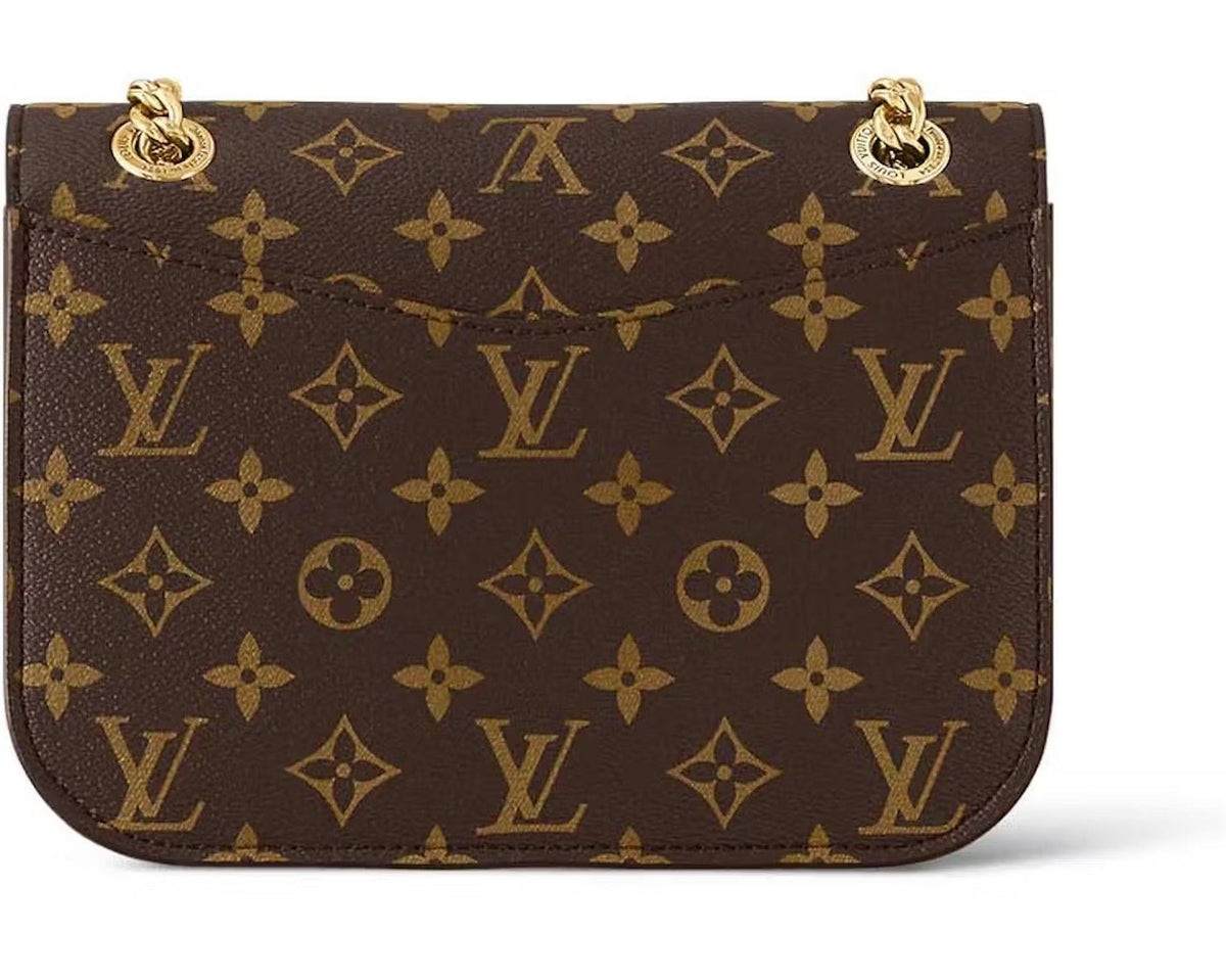 Louis Vuitton Monogram Coated Canvas Passy Shoulder Bag – Brown