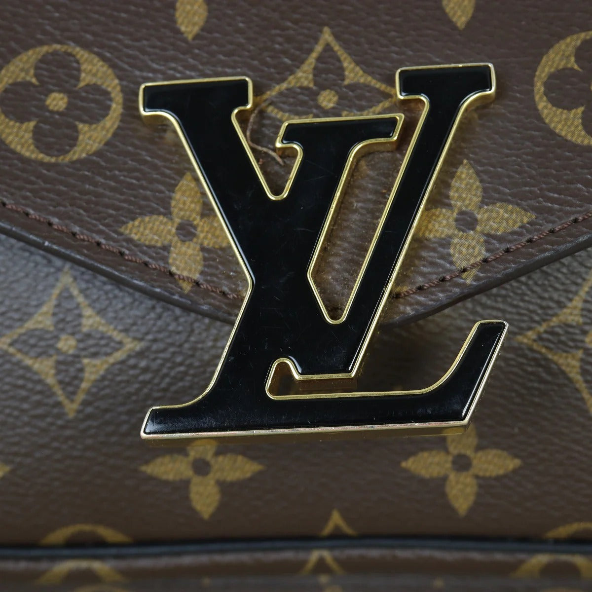 Louis Vuitton Monogram Coated Canvas Passy Shoulder Bag – Brown