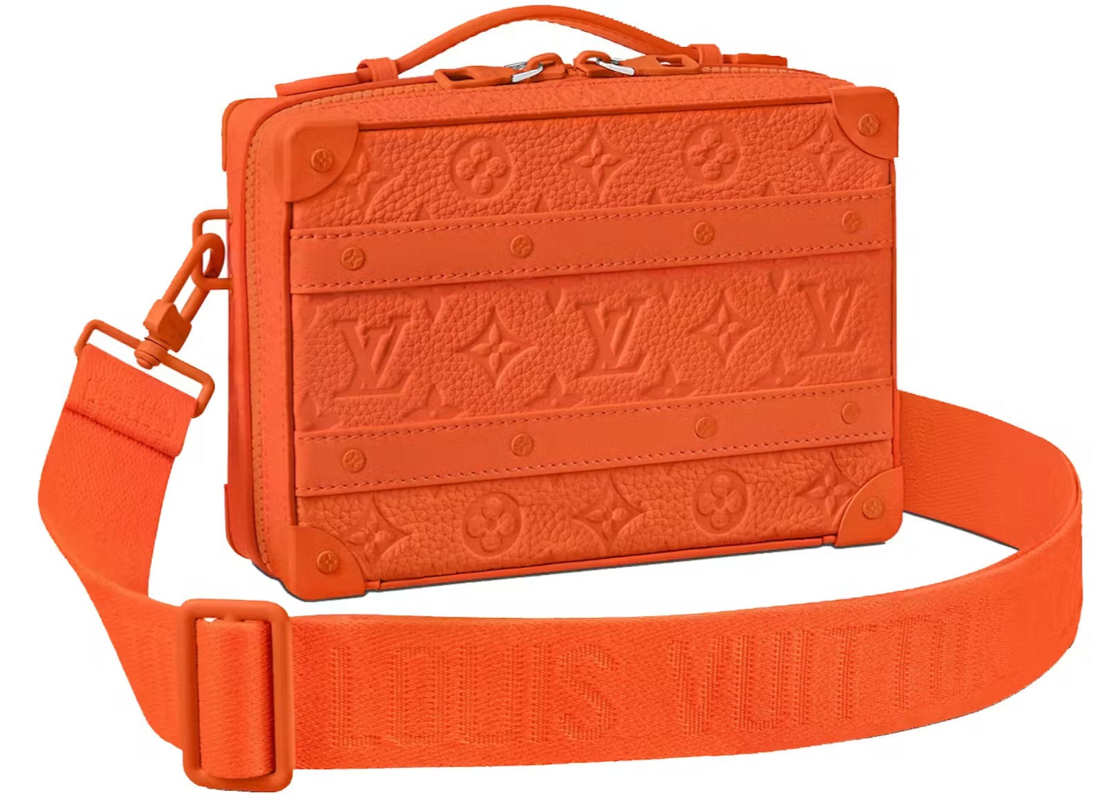 Louis Vuitton Taurillon Monogram Handle Soft Trunk - Orange
