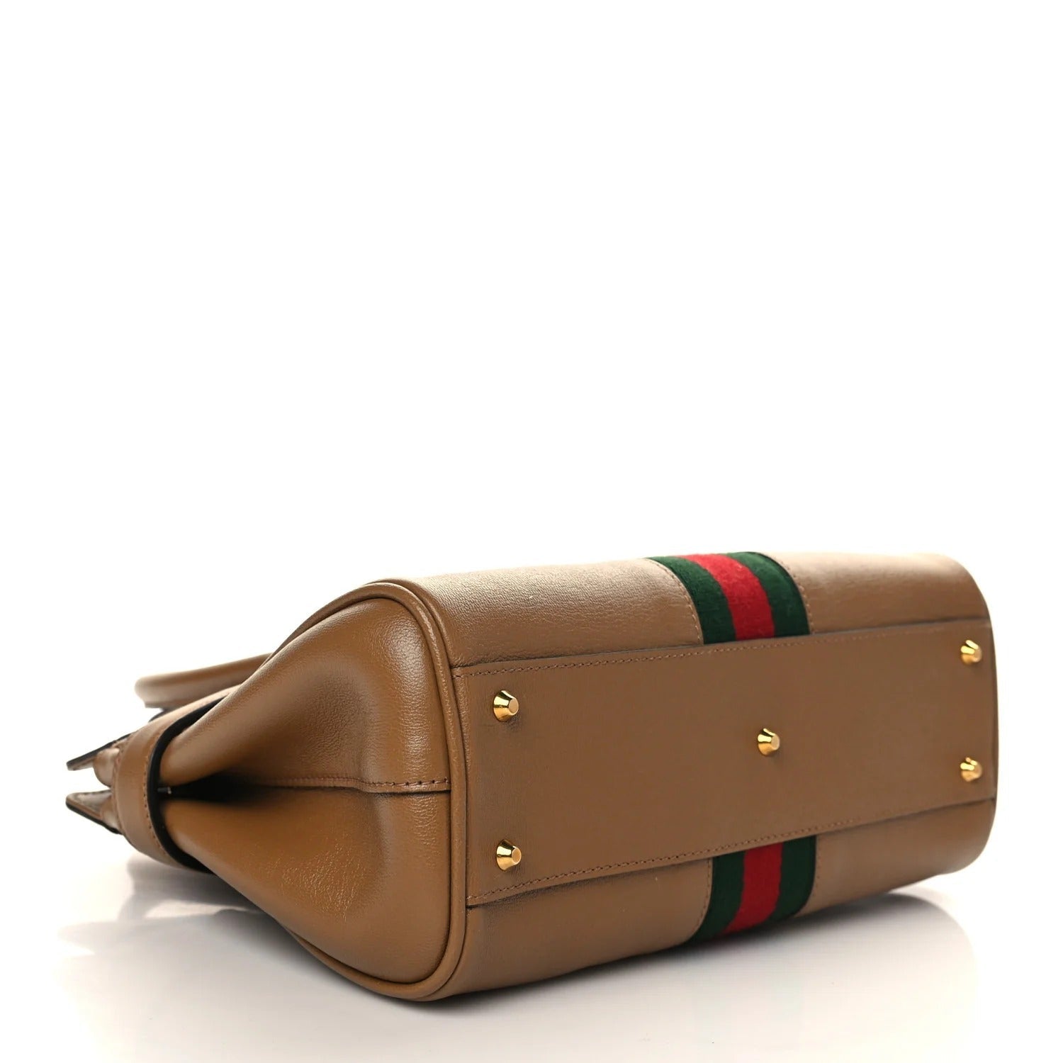 Gucci Small Dahlia Top Handle Bag – Tan Calfskin