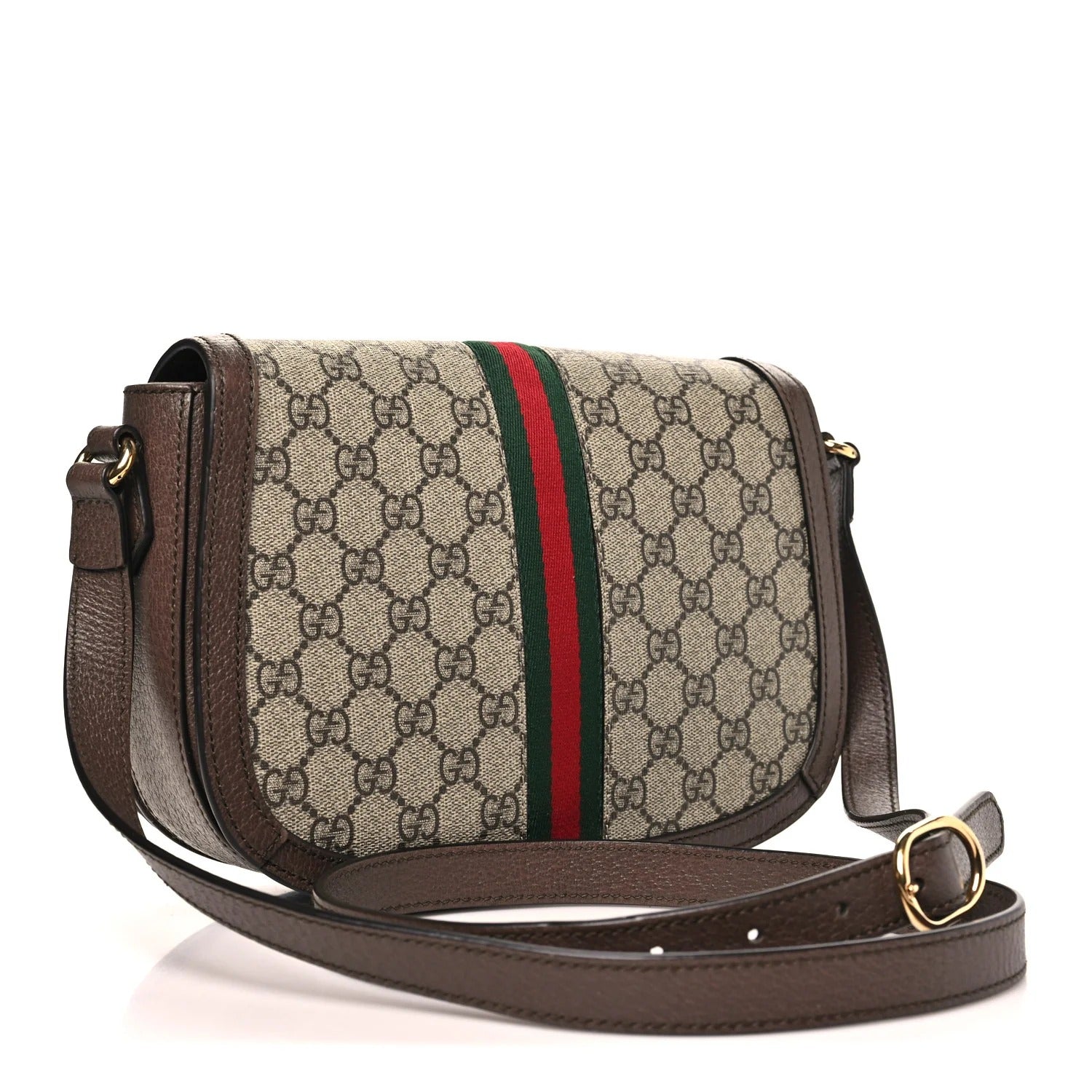 Gucci Ophidia Small Flap Messenger Bag – Brown