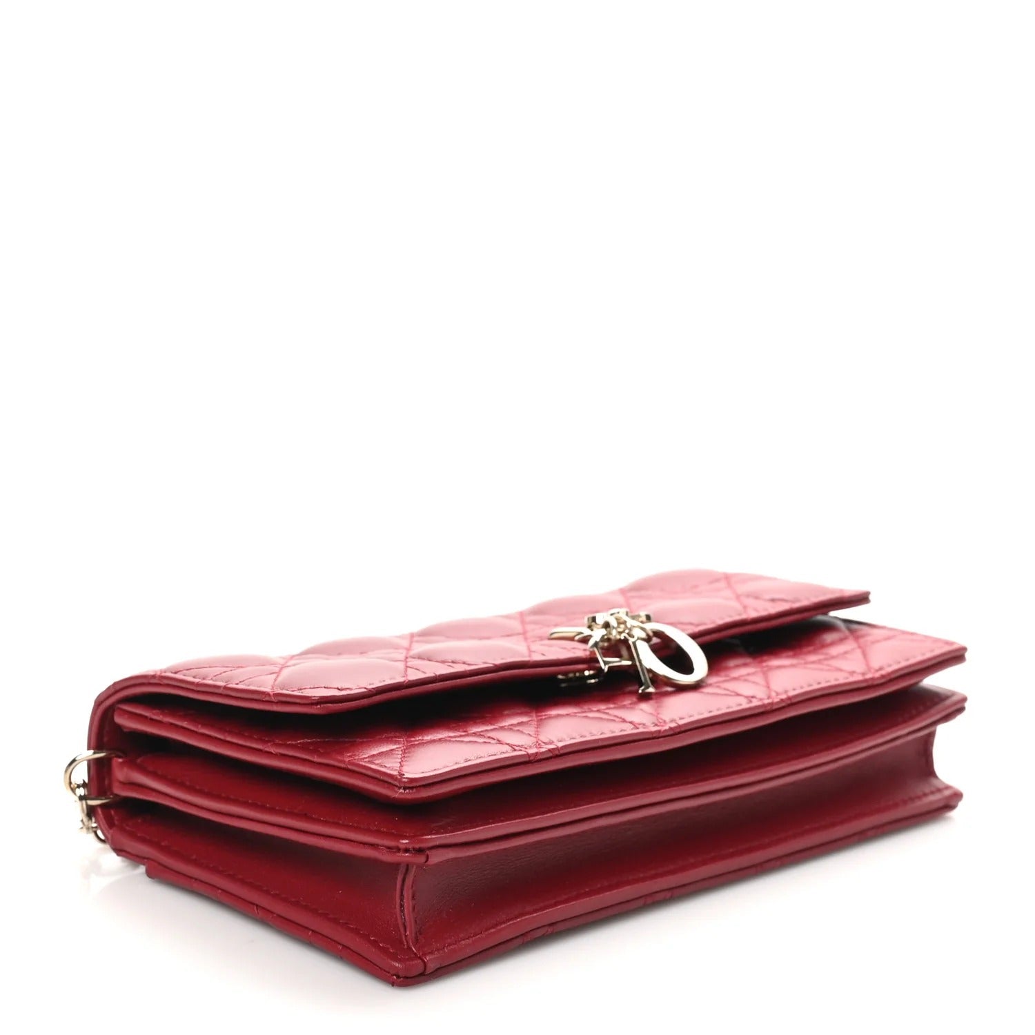 Dior My Dior Mini Cannage Lambskin Bag – Cherry Red