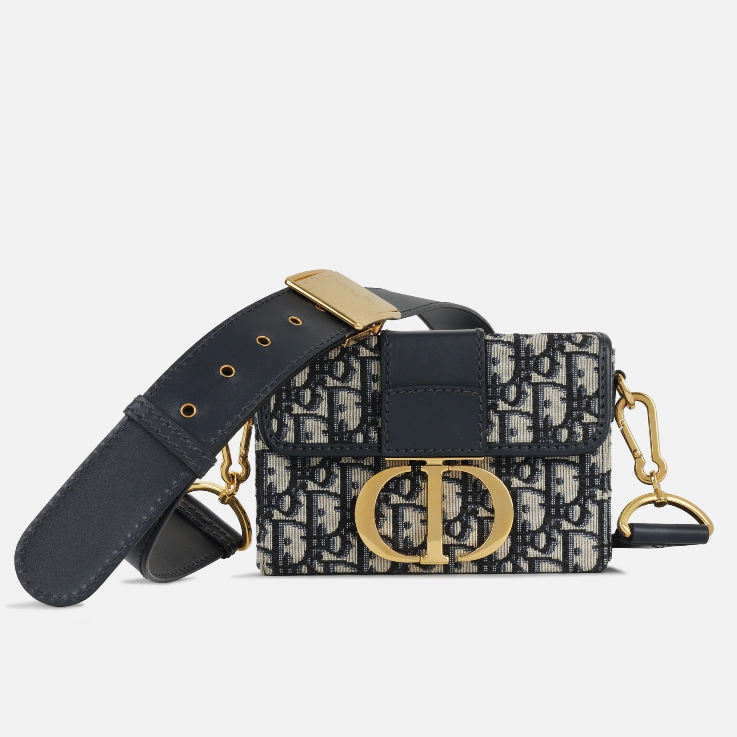 Dior 30 Montaigne Jacquard Bag - Blue Dior Oblique