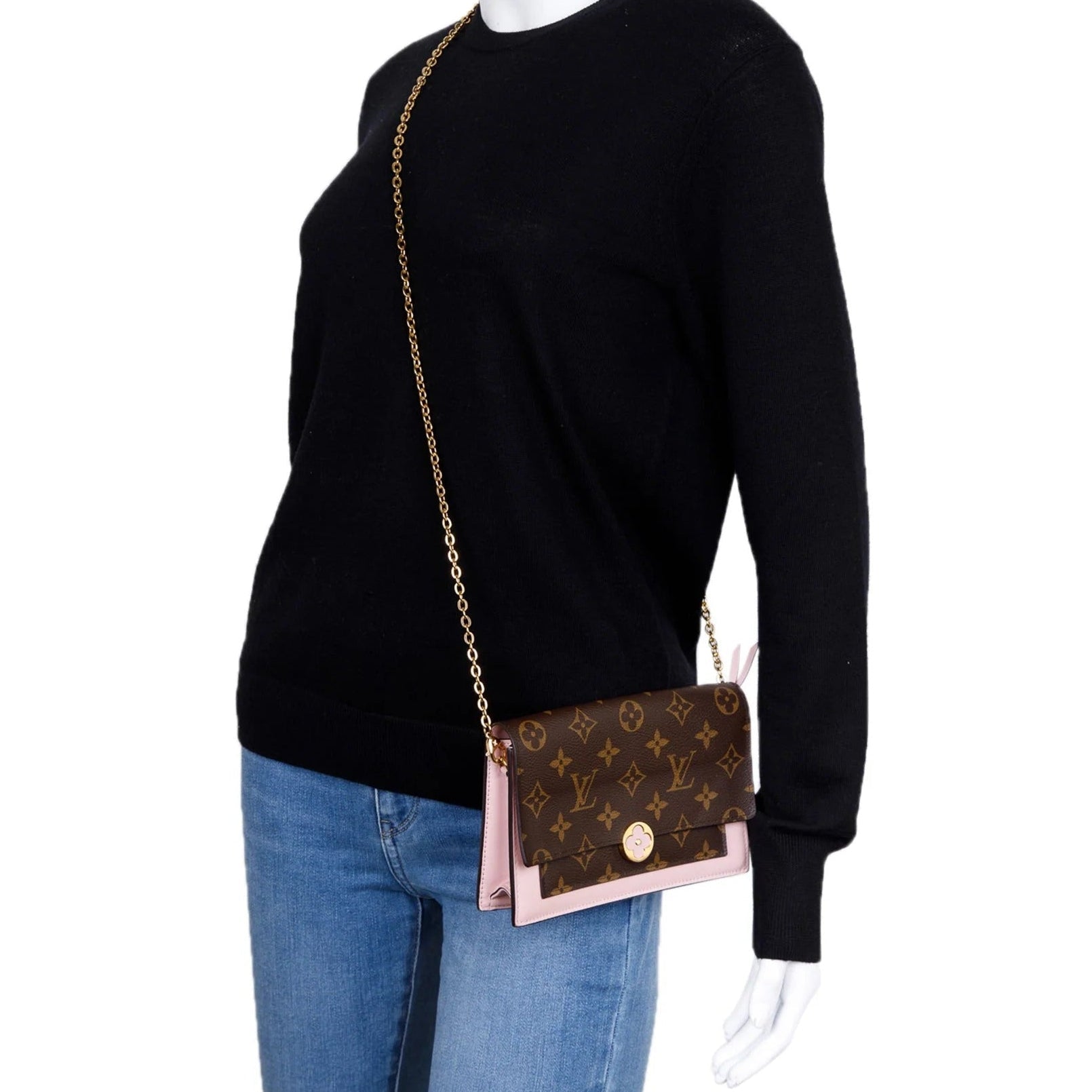 Louis Vuitton Monogram Canvas Flore Wallet - Rose Ballerine