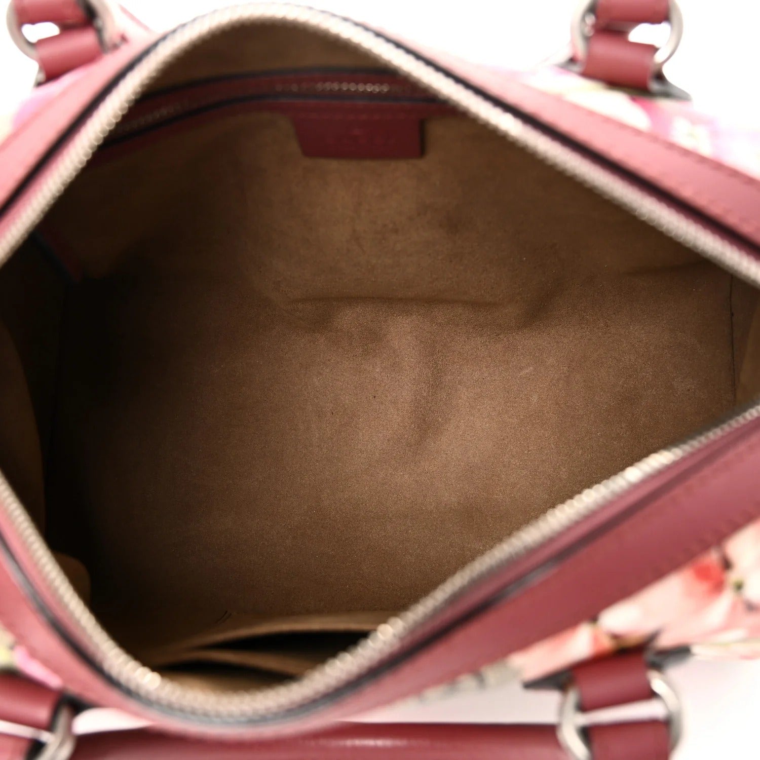 Gucci GG Supreme Blooms Top Handle Boston Bag – Brown