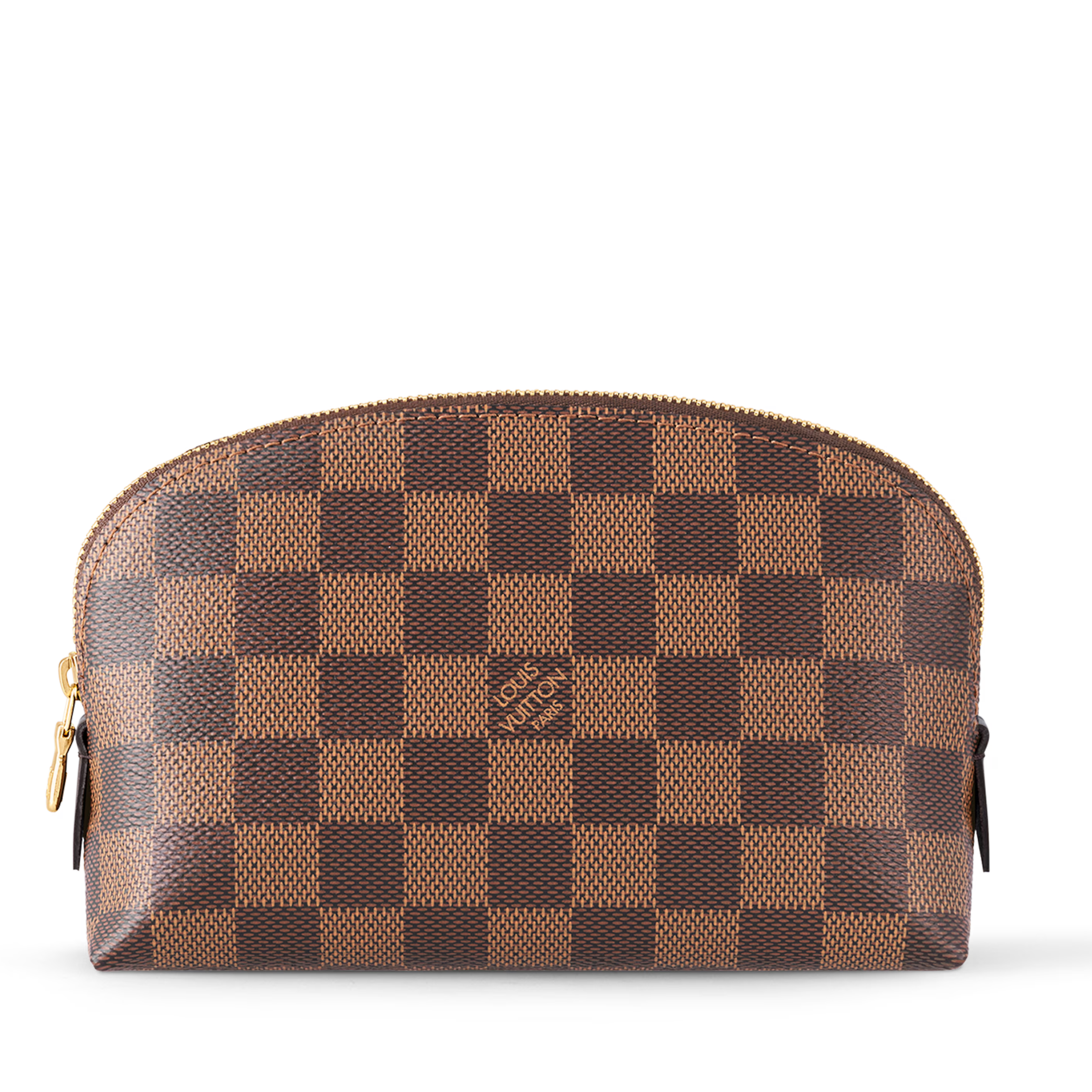 Louis Vuitton Damier Ebene Canvas Cosmetic Pouch PM – Brown