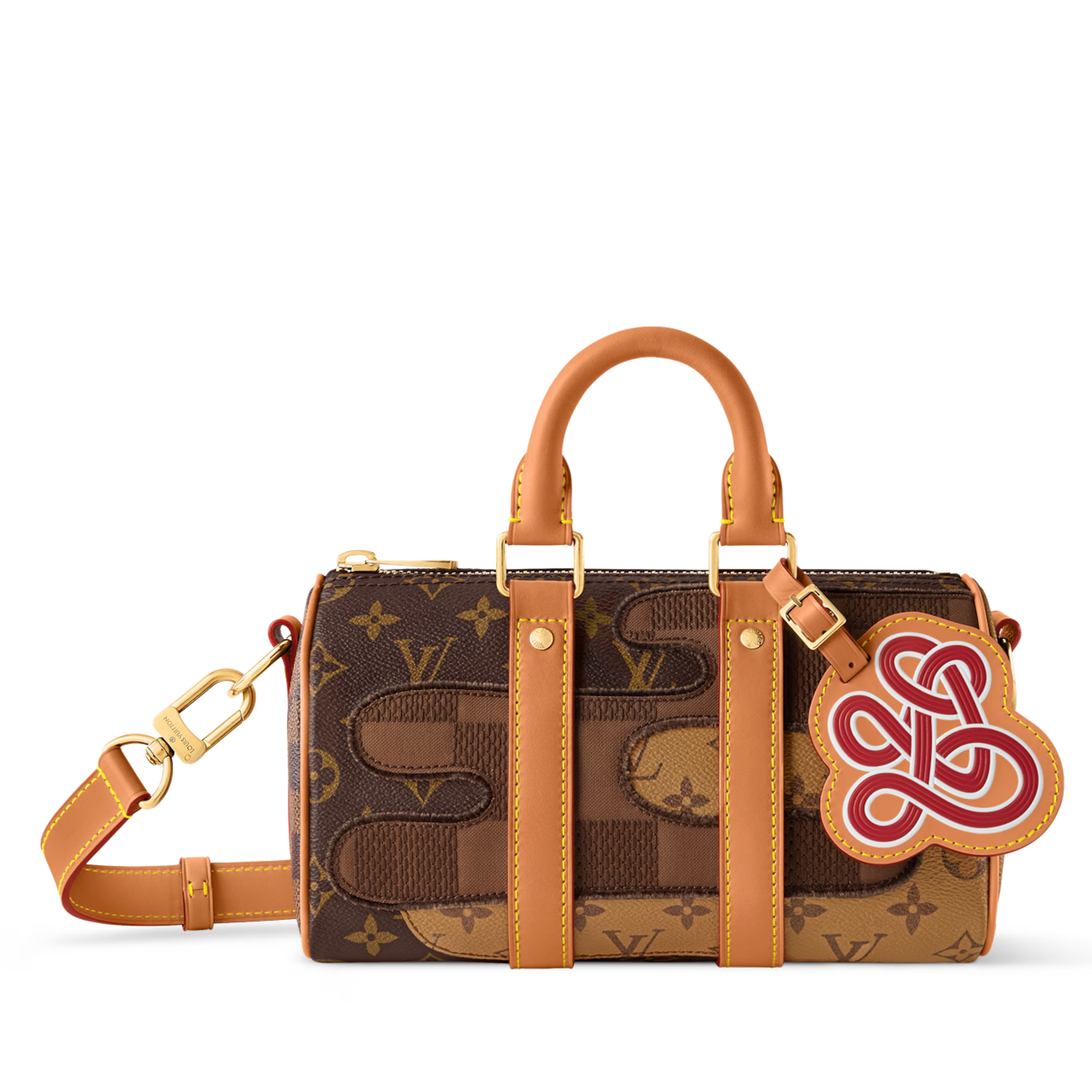 Louis Vuitton Monogram Landscape Keepall Bandoulière 25 Duffle Bag - Brown